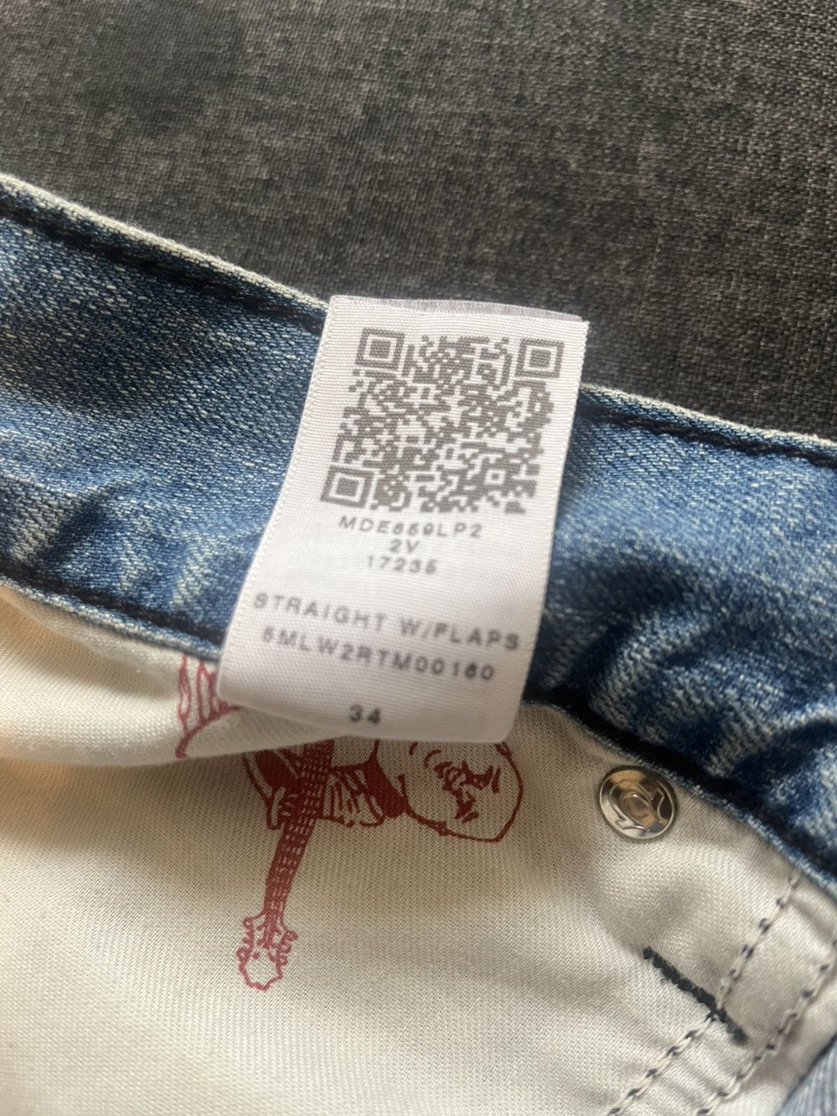 True Religion True Religion Straight leg Denim Jeans Size US 34 / EU 50 - 7 Thumbnail