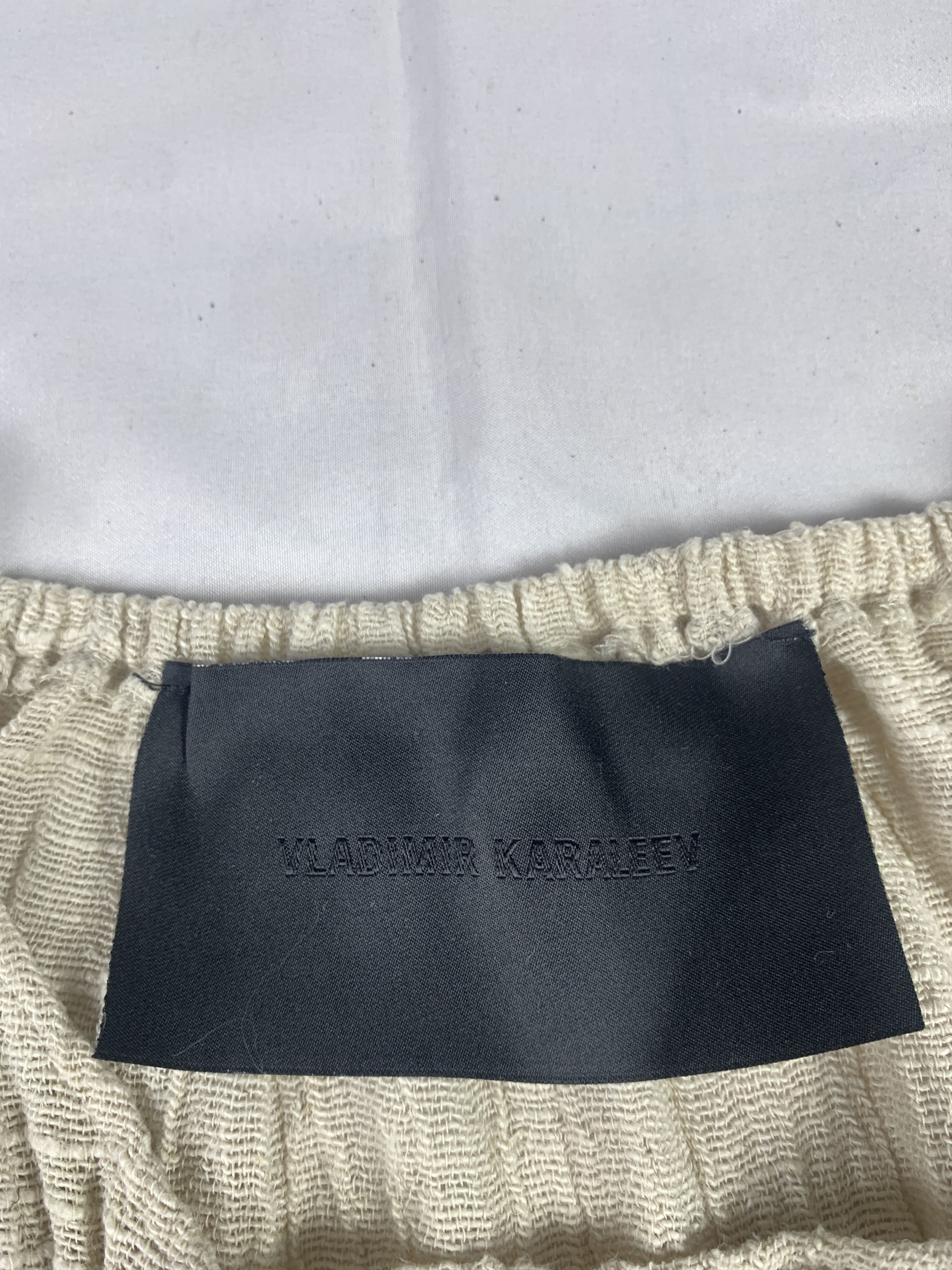 Japanese Brand Vladimir Karaleev Multifabric Sleeveless Blouse (M) Size M / US 6-8 / IT 42-44 - 7 Thumbnail