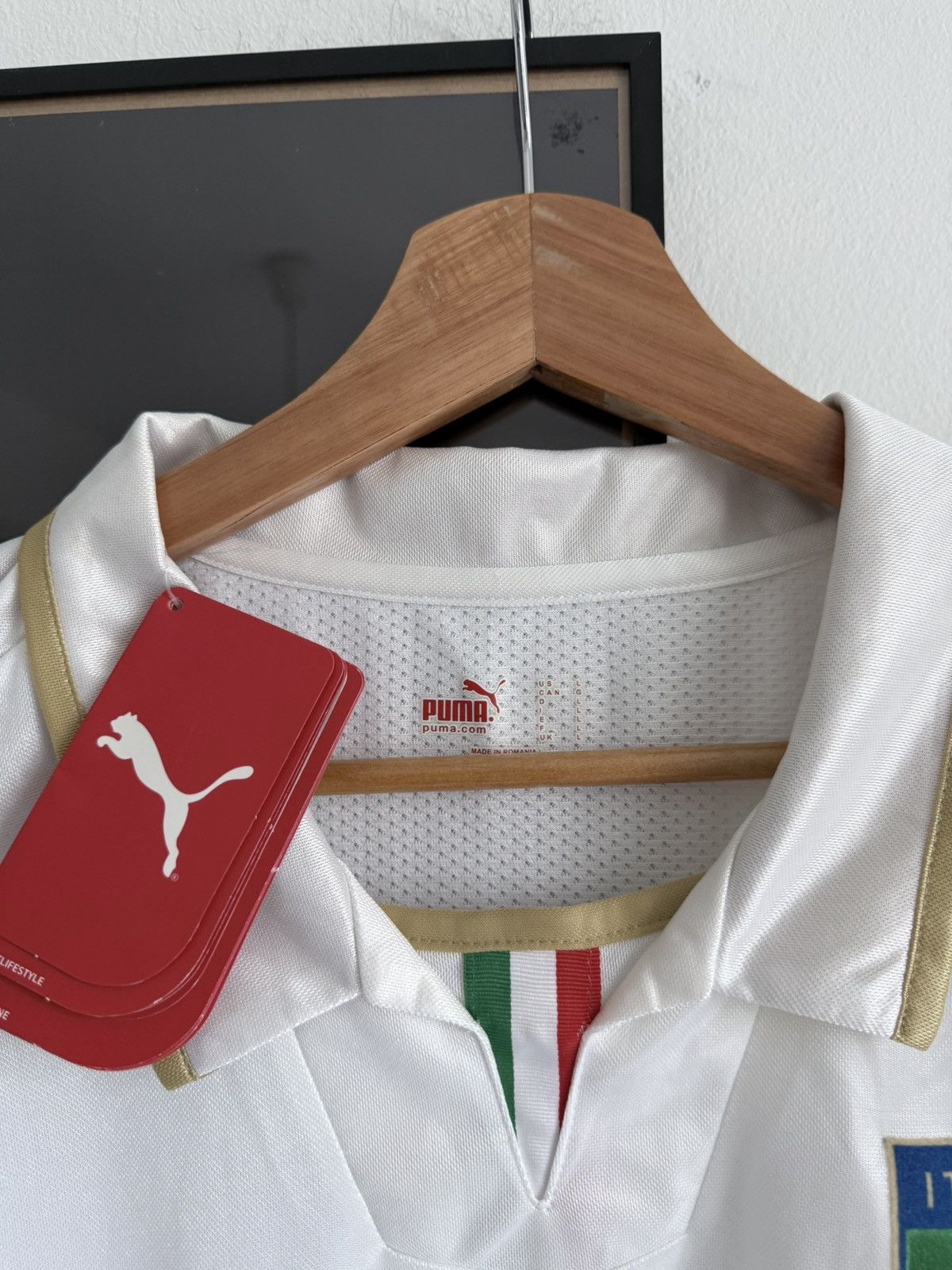 Puma 2007-08 Italy Away Shirt Size US L / EU 52-54 / 3 - 5 Thumbnail