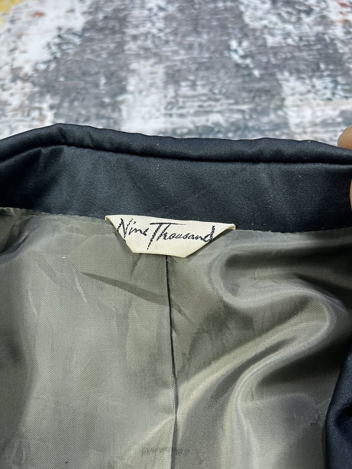 Japanese Brand Nine Thousand Asymetrical Lapel Blazers Size M / US 6-8 / IT 42-44 - 8 Thumbnail
