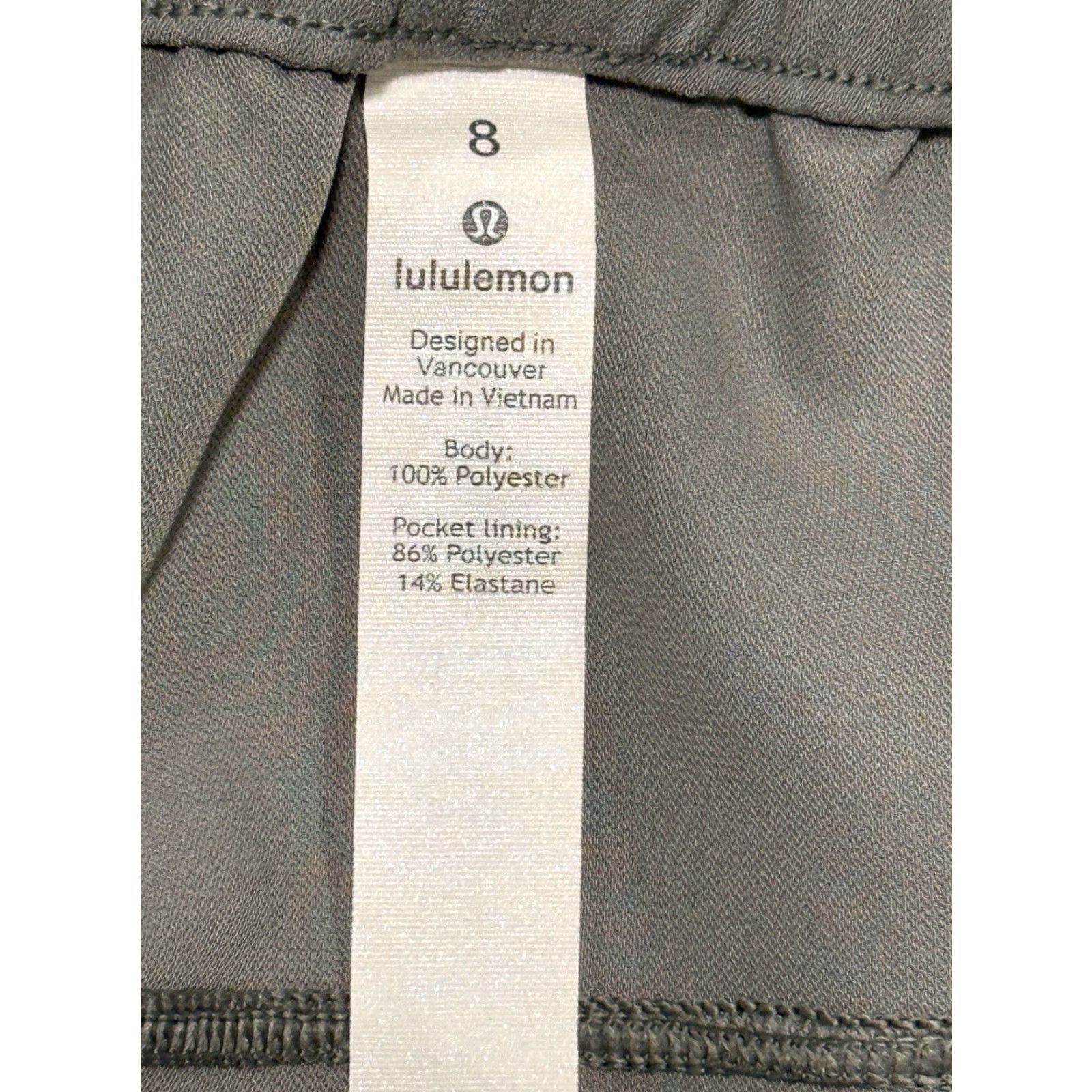 Lululemon Lululemon On The Fly Skirt Women Size 8 Gray Drawstring Mini Unlined LW8A87S Size 30" / US 8 / IT 44 - 2 Thumbnail