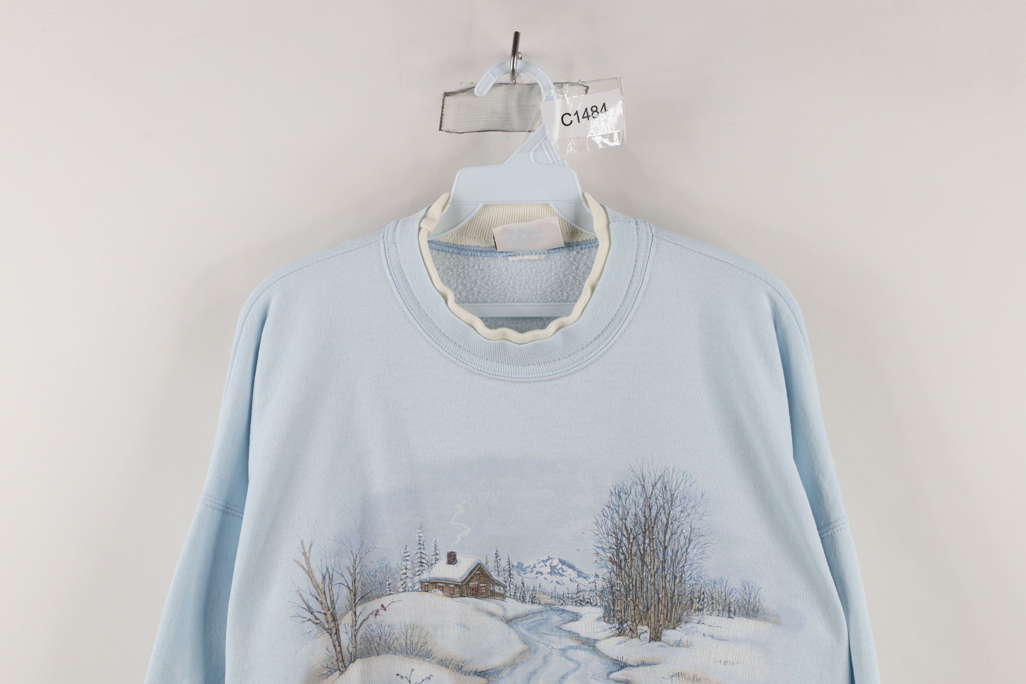 Vintage Vintage 90s Streetwear Farmhouse Layered Sweatshirt USA Size XXL / US 16-18 / IT 52-54 - 2 Thumbnail
