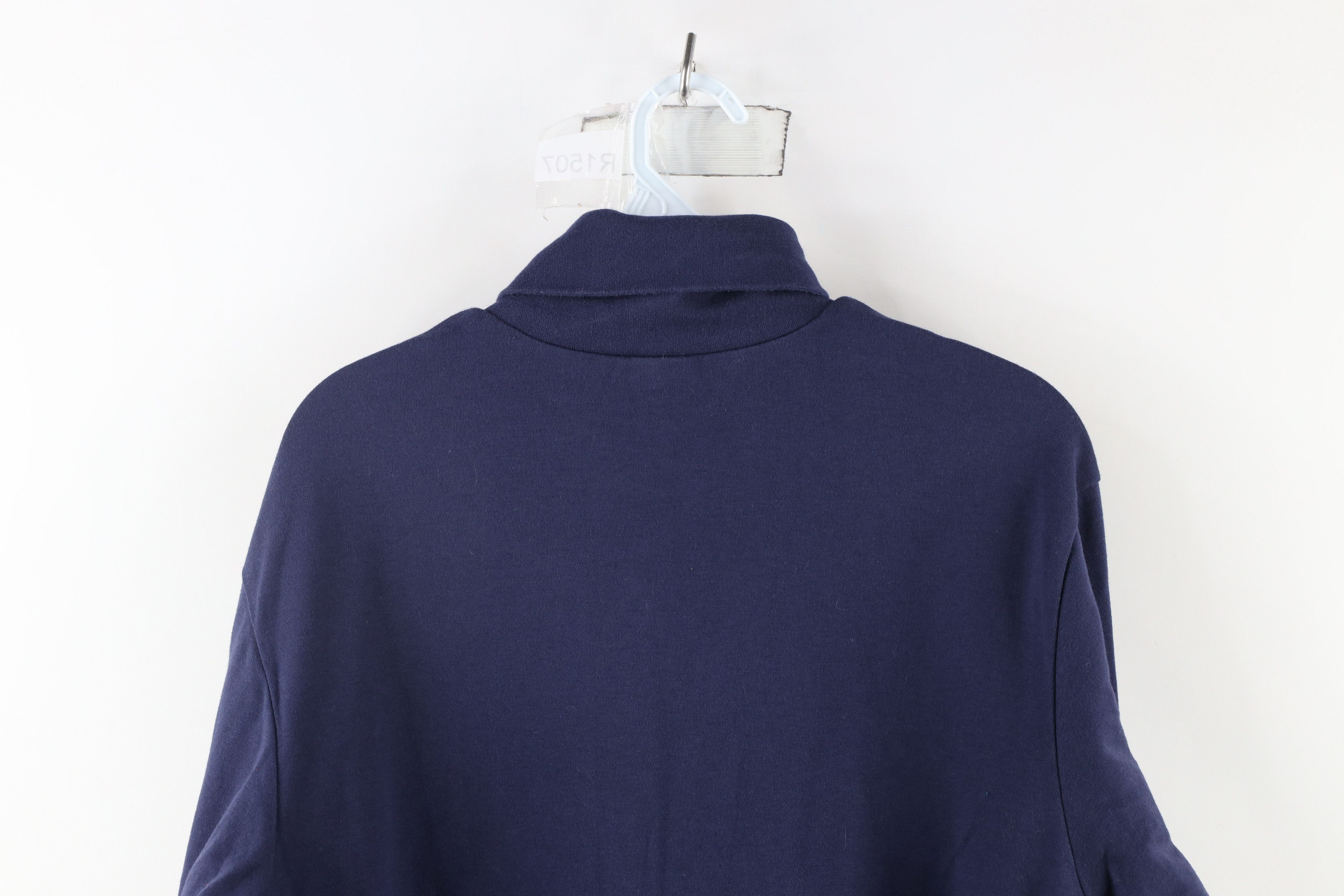 Gap × Vintage Vintage 90s Gap Long Sleeve Turtleneck T-Shirt Blue USA Size US M / EU 48-50 / 2 - 6 Thumbnail