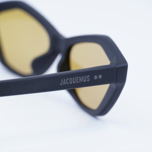 Jacquemus Jacquemus BAMBINO JAC/42 C6 Sunglasses Shiny Black Cat Eye Size ONE SIZE - 5 Thumbnail