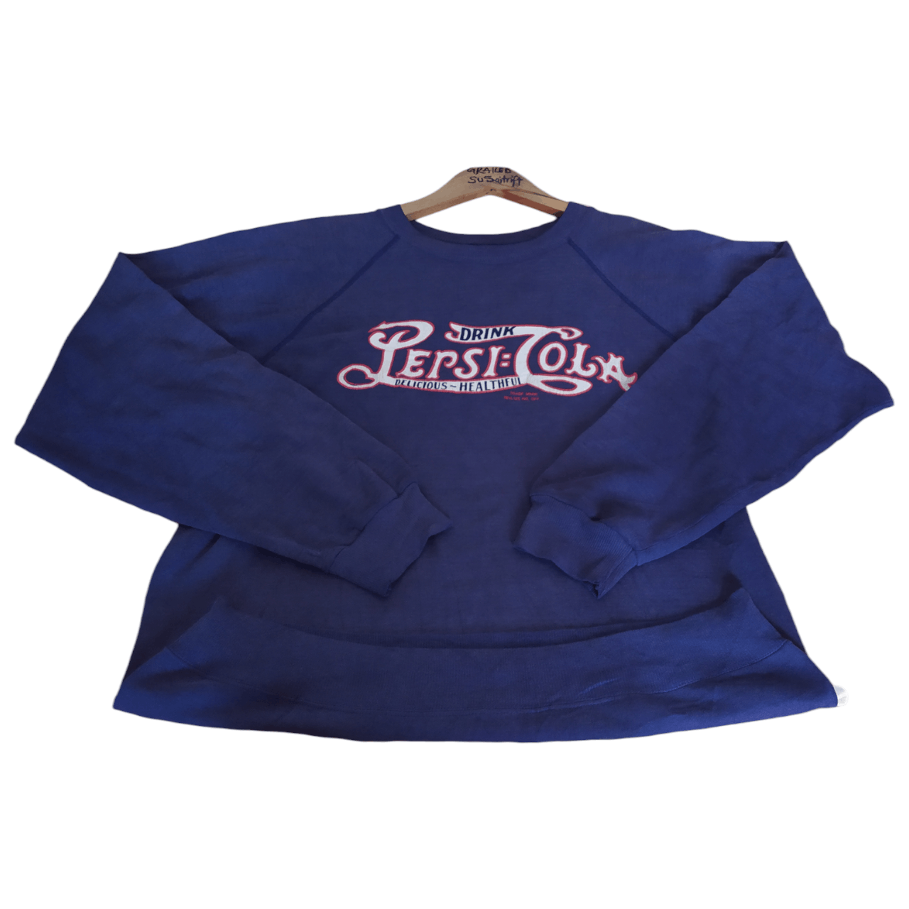 Pepsi Authentic Vintage 1980s Pepsi-Cola Drink Logo Sweatshirt Size US L / EU 52-54 / 3 - 6 Thumbnail