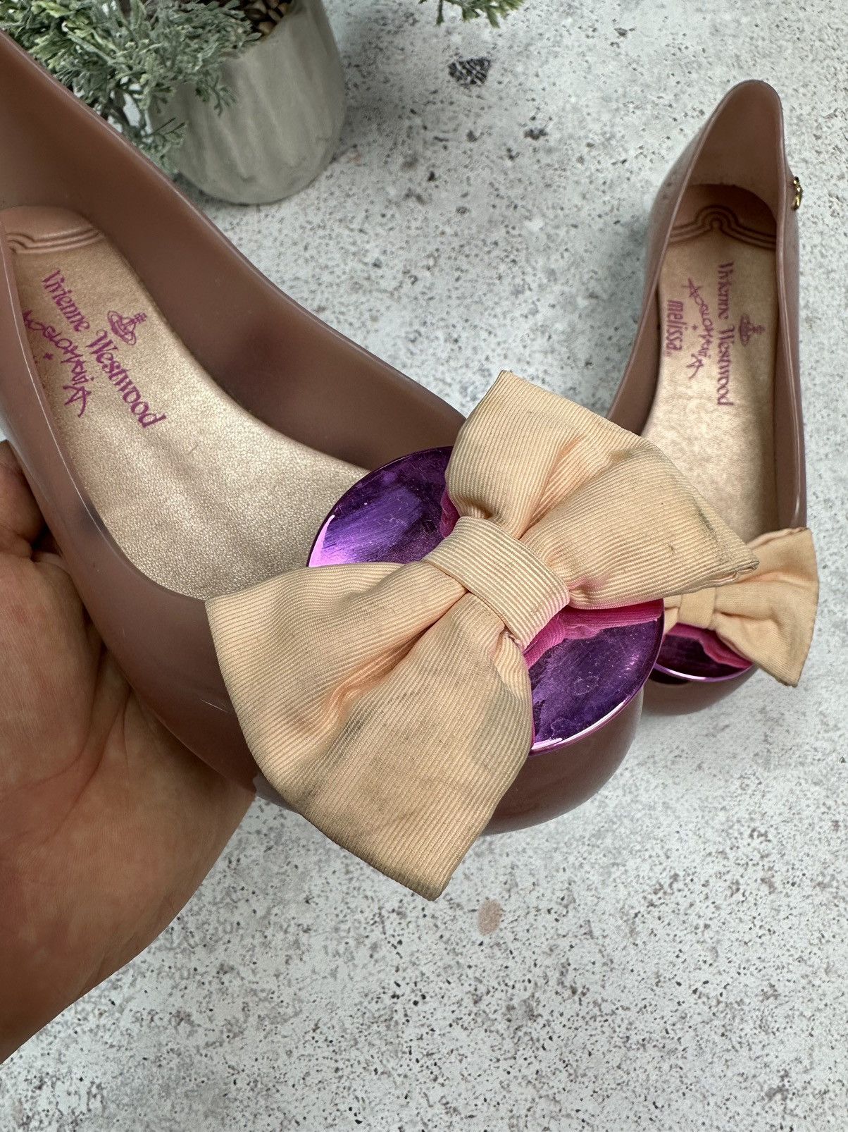 Designer × Melissa × Vivienne Westwood Vivienne Westwood x Melissa Anglomania ballet flats shoes Size US 6 / IT 36 - 7 Thumbnail