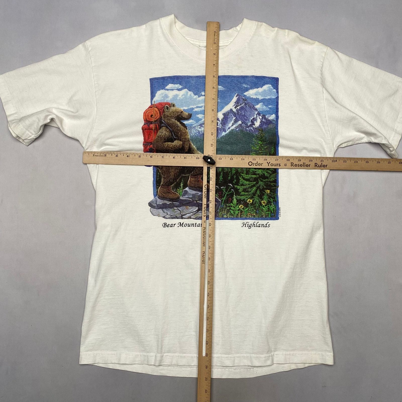 Vintage Vintage 1995 Jim Morris Bear Mountain Highlands Shirt 22x30 Size US L / EU 52-54 / 3 - 6 Thumbnail