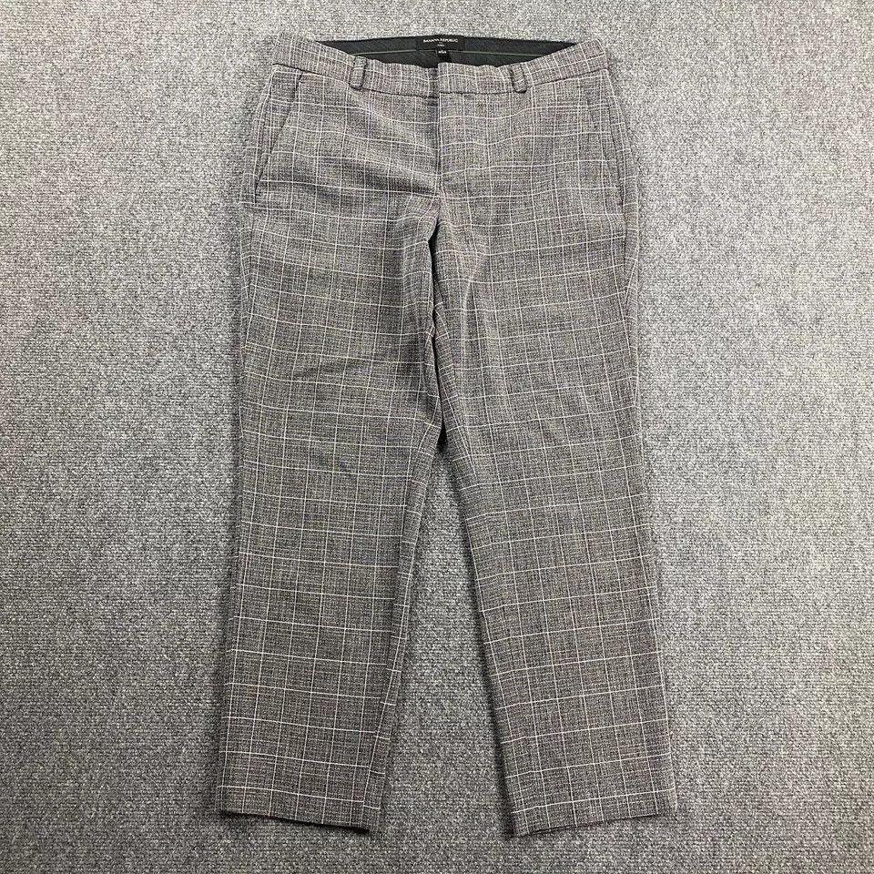 Banana Republic Banana Republic Pants Women's 6 Avery Prince of Wales Size 28" / US 6 / IT 42 - 1 Thumbnail