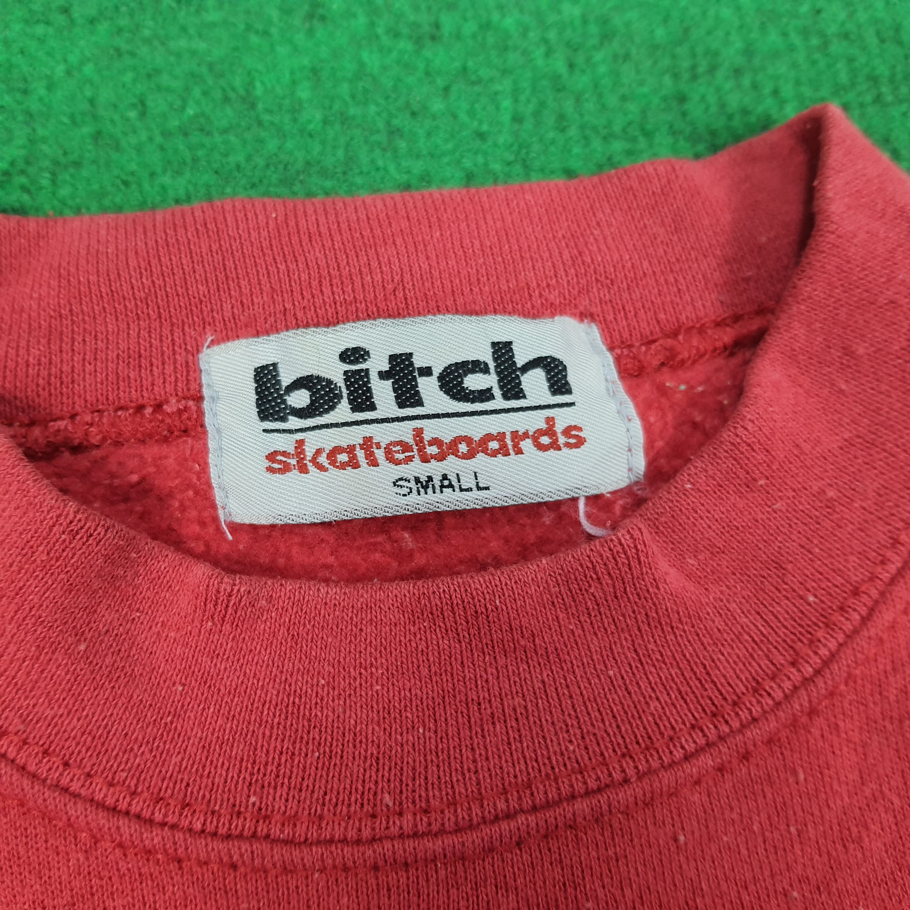 Vintage Vintage BITCH Skateboards Streetwear Sweatshirts Size US XS / EU 42 / 0 - 4 Thumbnail