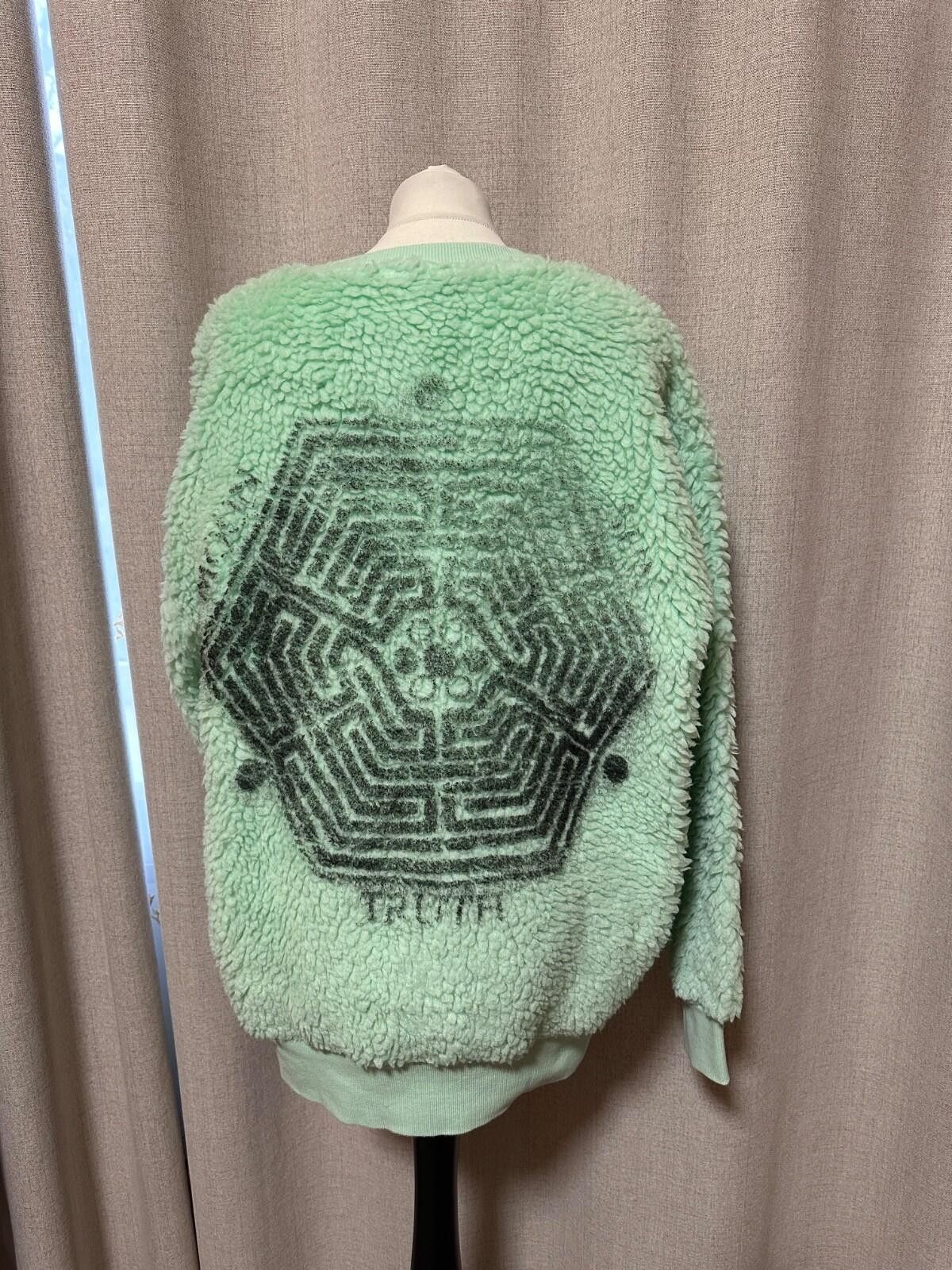 Acne Studios Acne Studios Mandala-print Sweatshirt Pistachio Green Sz S Size US S / EU 44-46 / 1 - 4 Thumbnail