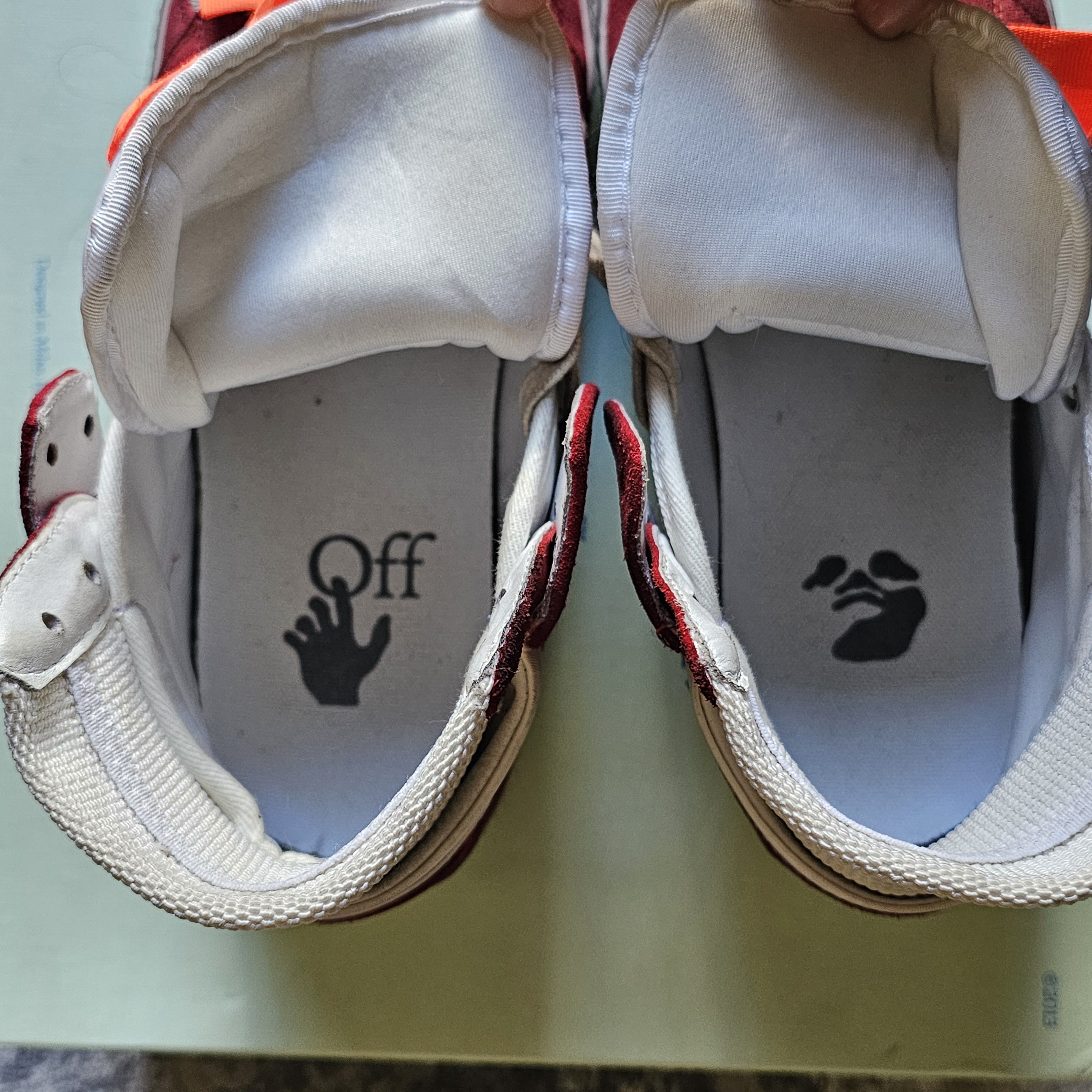 Off-White Off-White Court High Red “Vintage Wash” Size US 10 / EU 43 - 5 Thumbnail
