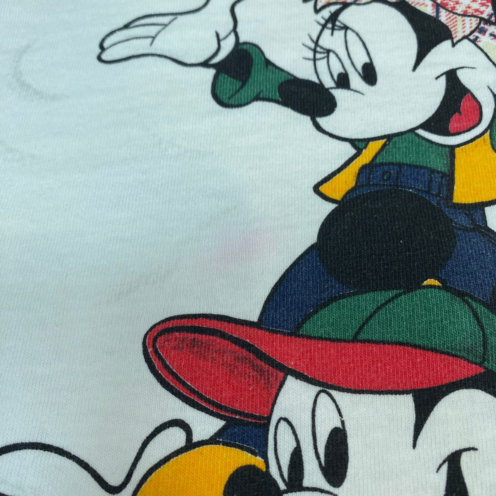 Mickey Unlimited × Vintage VTG 90s Mickey Unlimited Minnie Goofy Single Stitch Shirt OS Size US XL / EU 56 / 4 - 16 Thumbnail