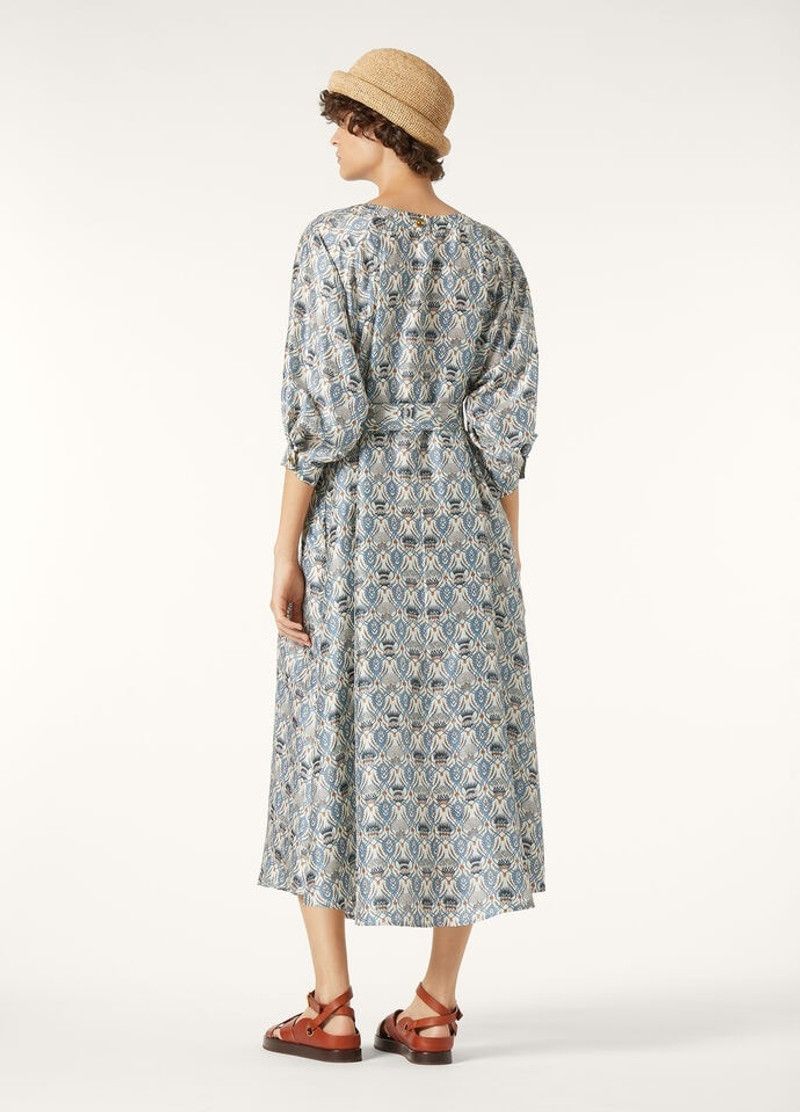 Loro Piana o1srvl11e0526 FAP6652 Mina Dress in Multicolor Size M / US 6-8 / IT 42-44 - 5 Thumbnail