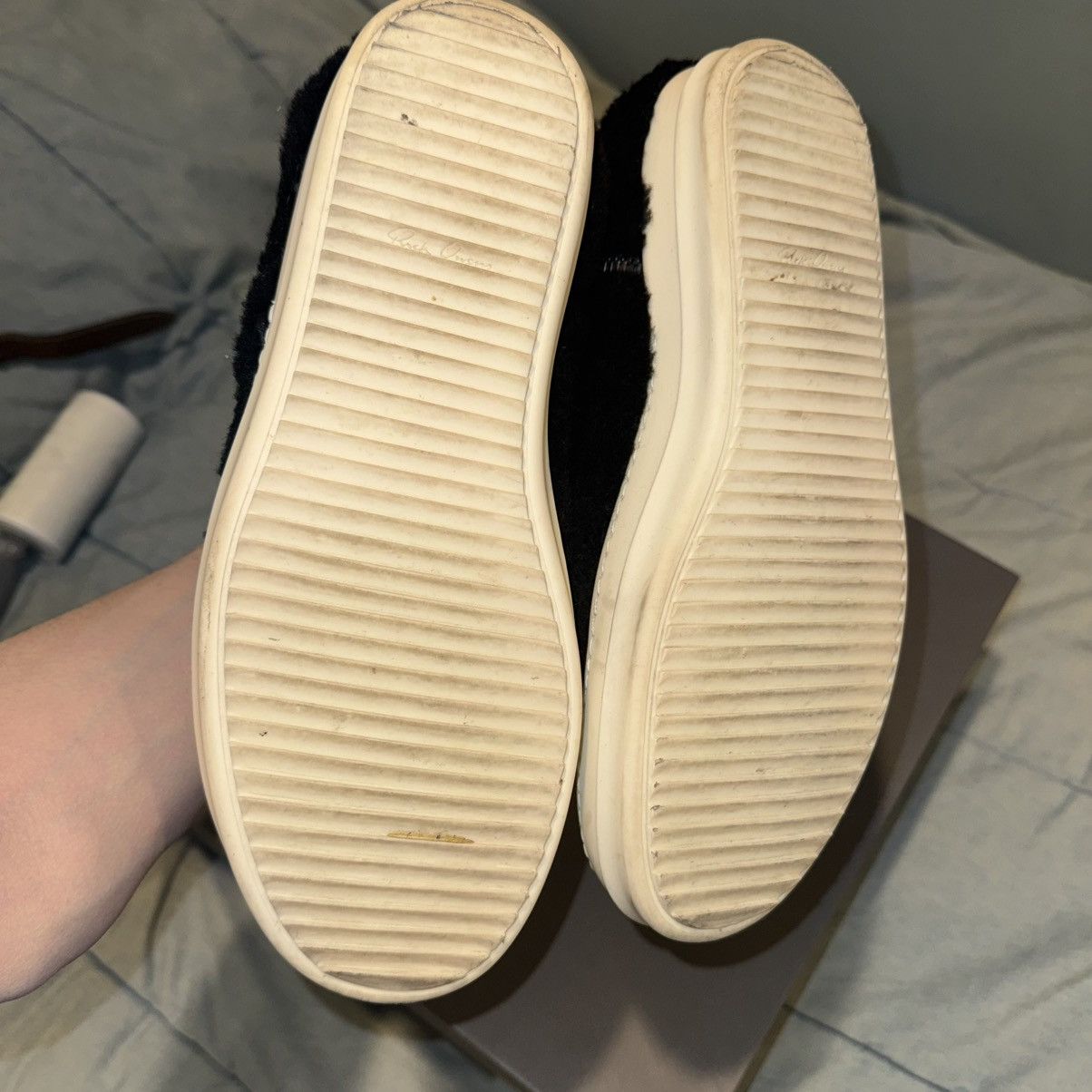 Rick Owens Rick Owens 2022 Shearling Ramones Size US 9 / EU 42 - 5 Thumbnail