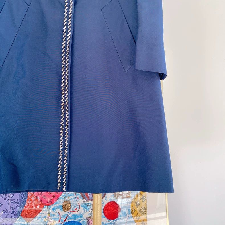 Prada Prada Blue rhinestone coat Size XS / US 0-2 / IT 36-38 - 4 Thumbnail
