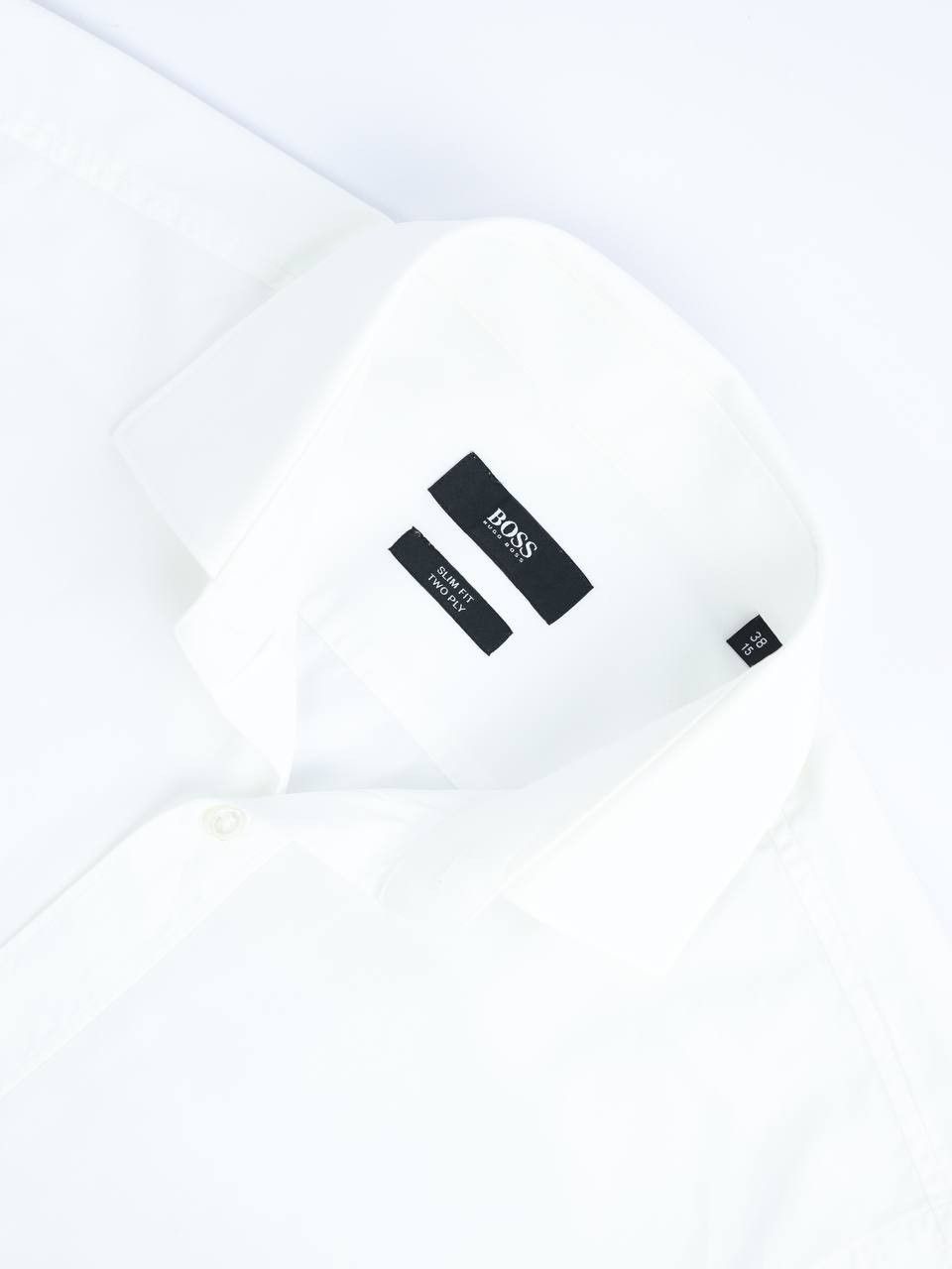 Hugo Boss HUGO BOSS White shirt Slim Size US S / EU 44-46 / 1 - 8 Thumbnail