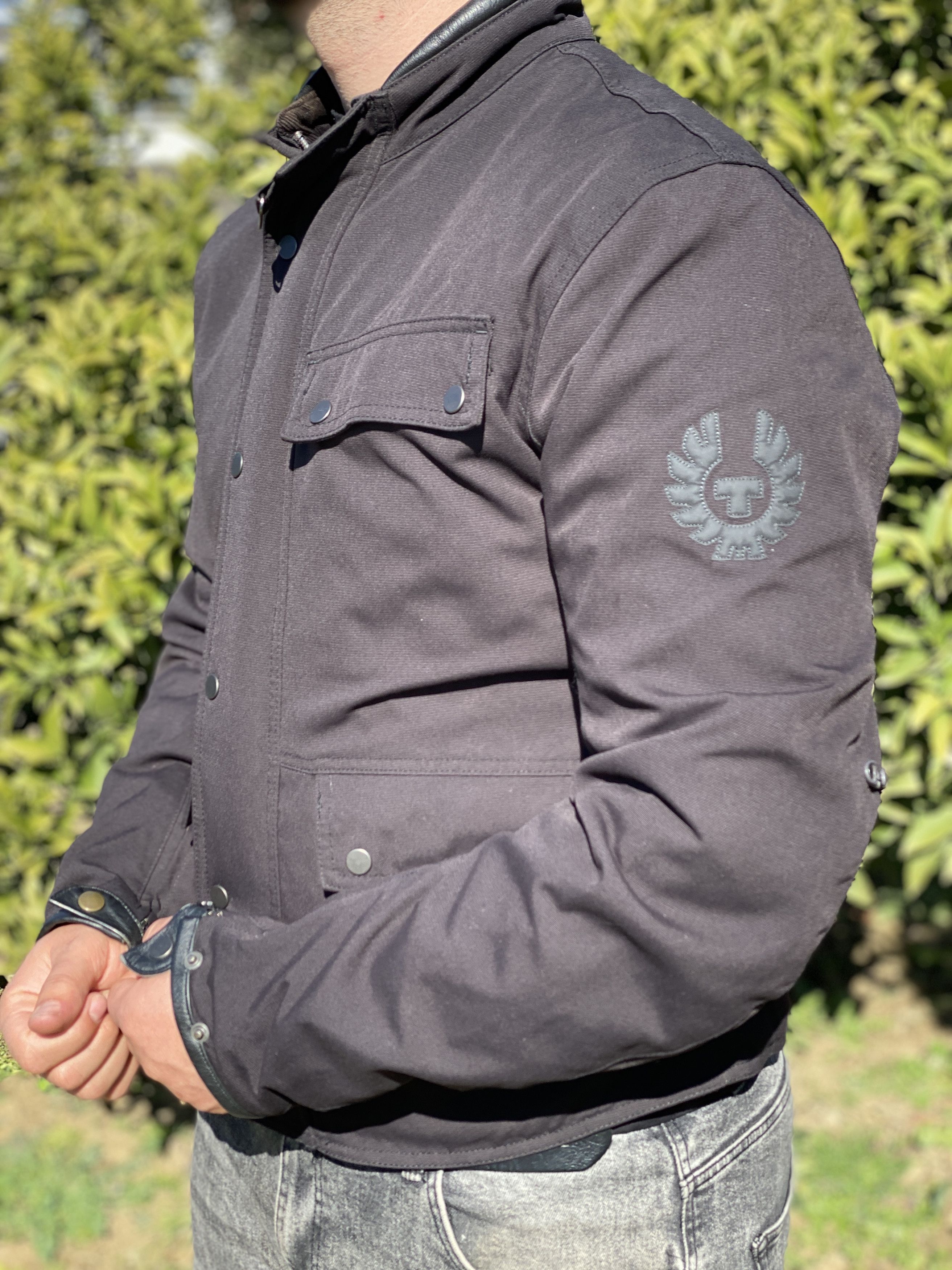 Belstaff Belstaff Motorcycle Blue Label Back Pad Rider Bike Size XL Size US XL / EU 56 / 4 - 9 Thumbnail