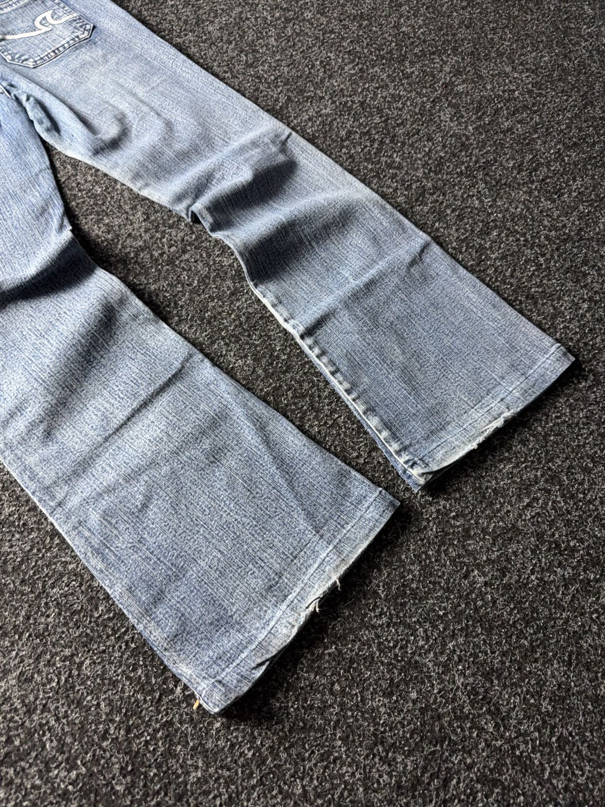 Japanese Brand × Vintage Vintage 90s Low Waist Flare Jeans Y2K Japanese Vibe Size 29" - 8 Thumbnail