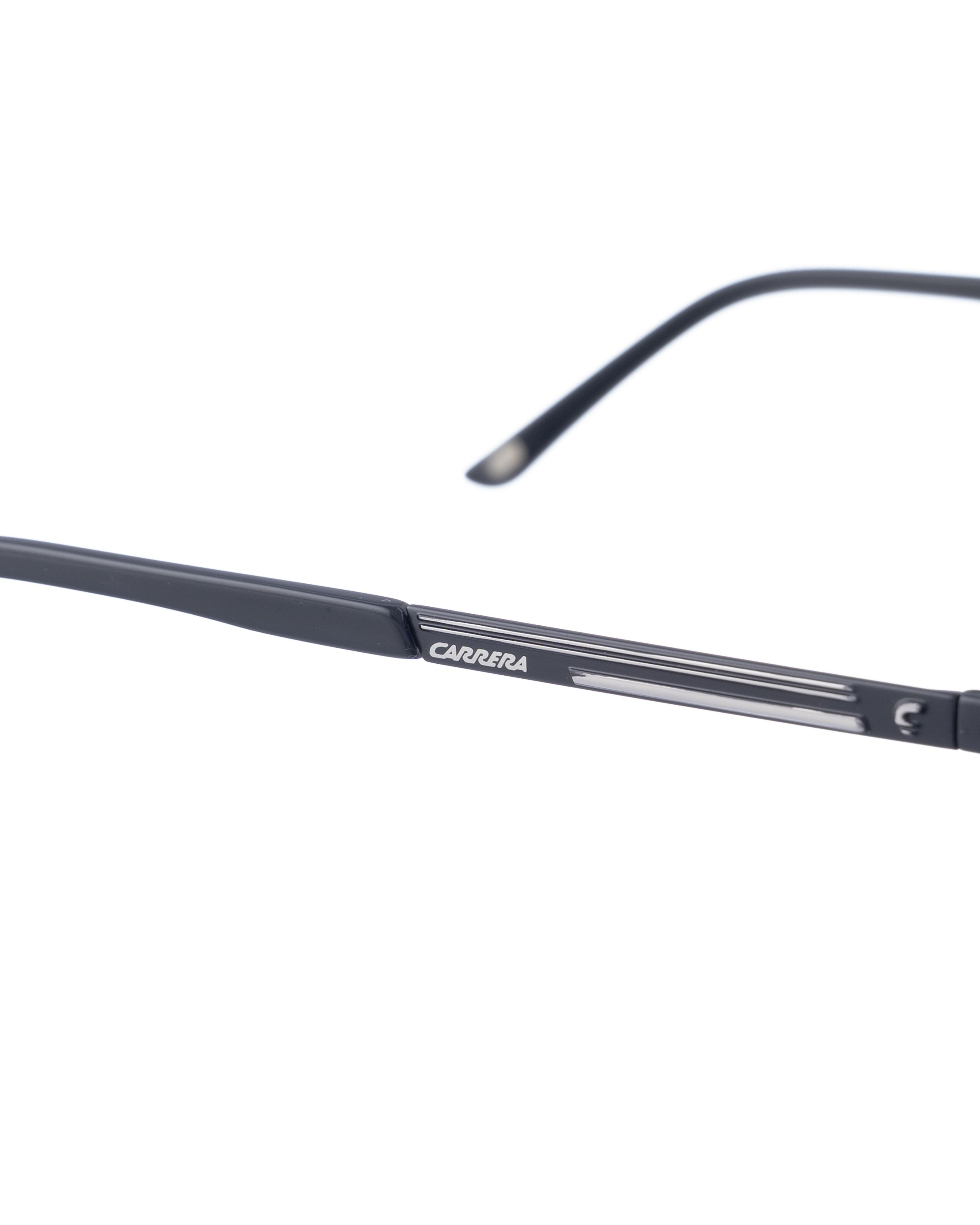 Carrera Carrera 90s Black Rectangular Glasses with Chrome Fragments Size ONE SIZE - 3 Thumbnail