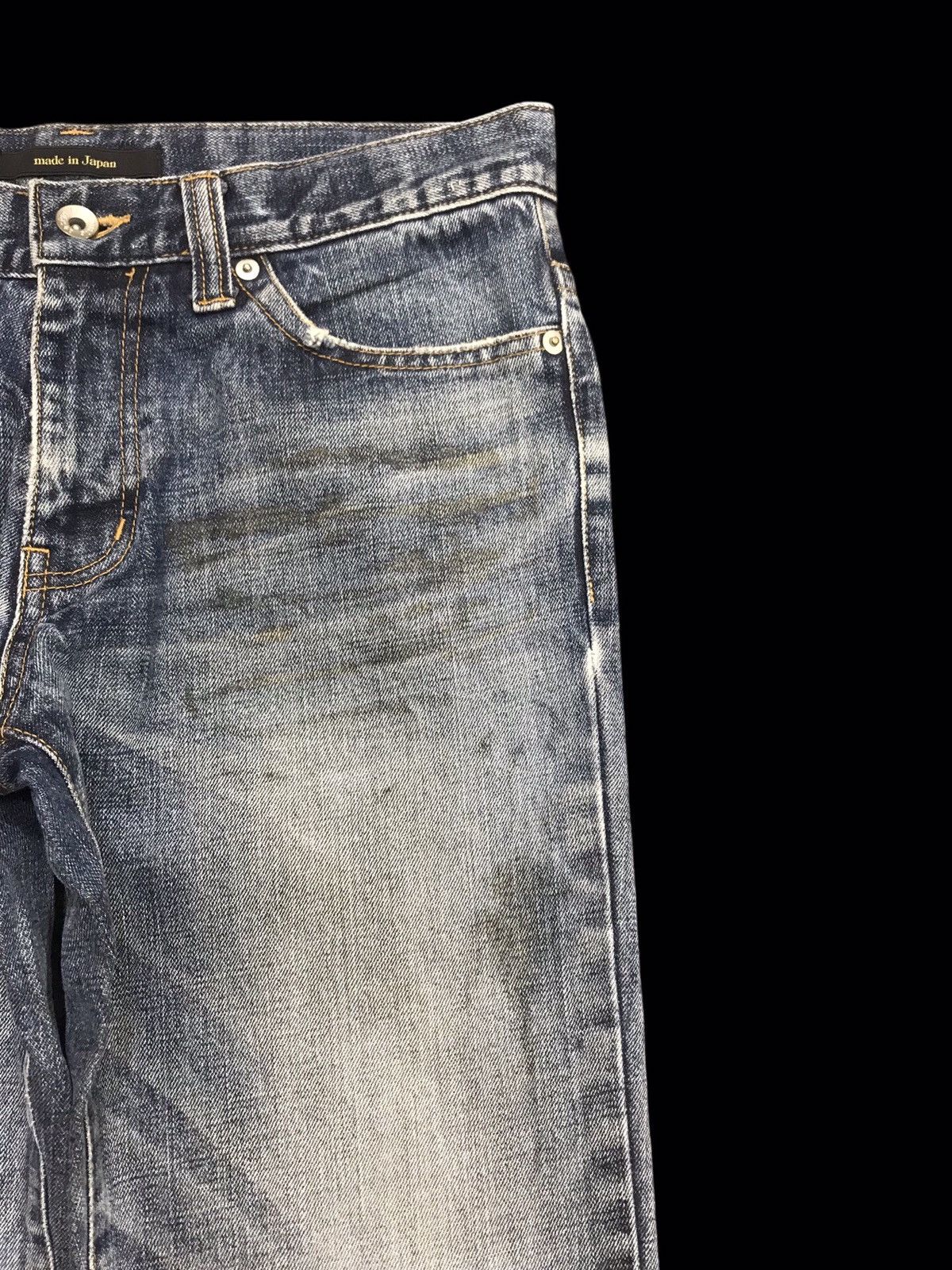 Japanese Brand 💥FLARE💥semanticdesign Japan Sick Flare Distrsed Denim F198 Size US 32 / EU 48 - 3 Thumbnail