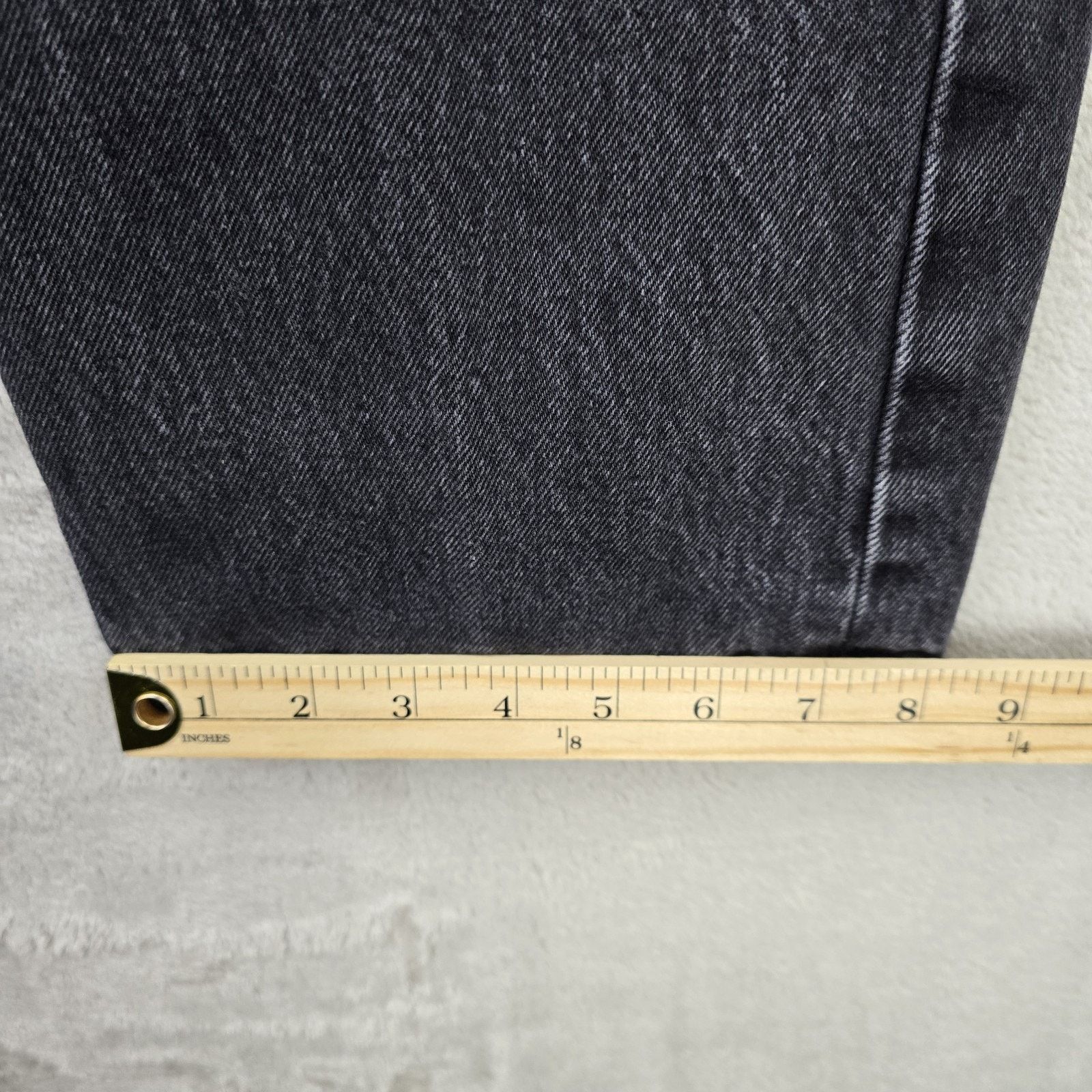Levi's Levis 501 Mens Black Button Fly Jeans 38x31 Straight Leg Size US 38 / EU 54 - 12 Thumbnail