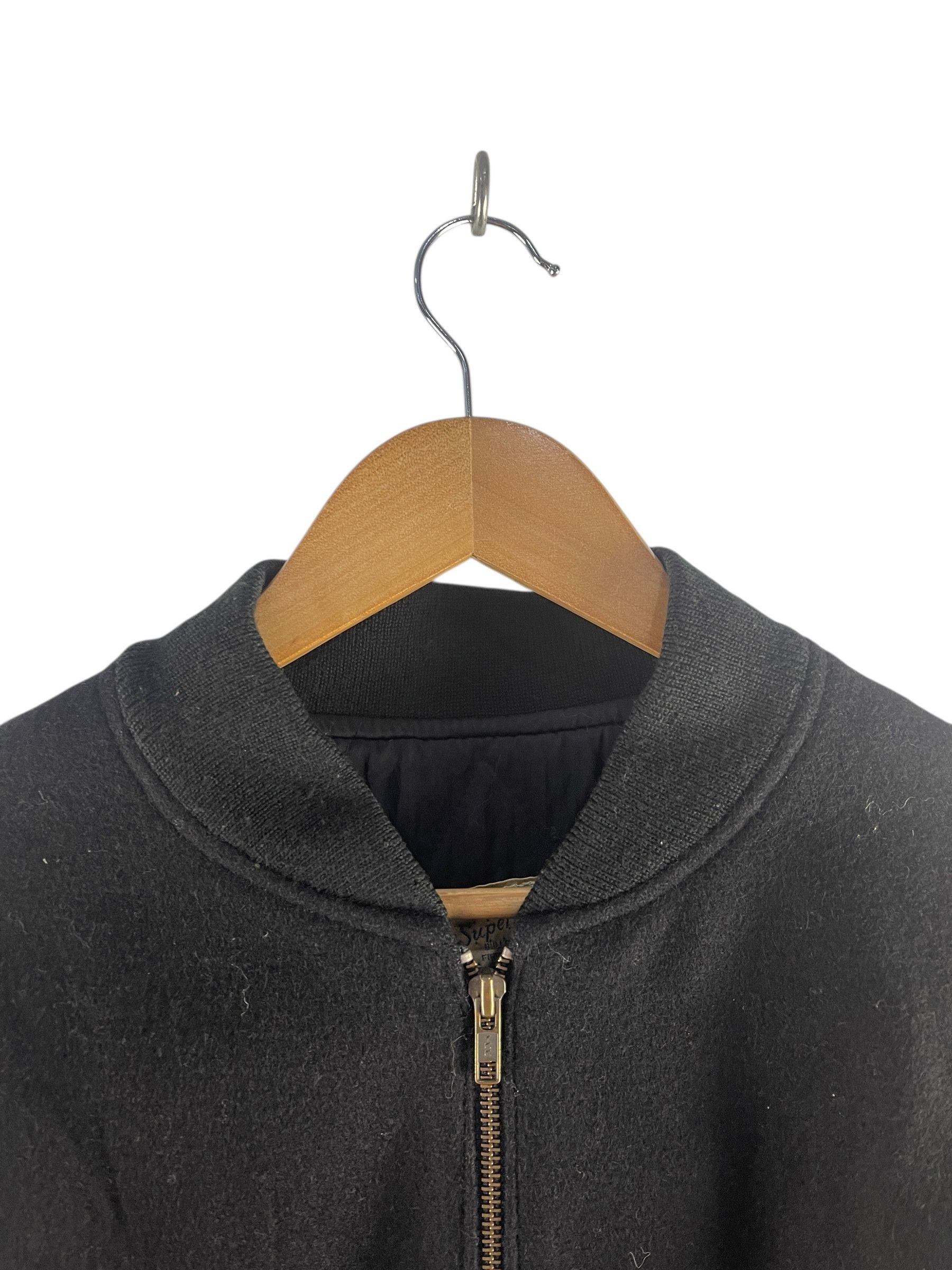 Vintage A-Bomb Super Dog Archive Varsity Jacket – Leather Sleeve Size US L / EU 52-54 / 3 - 11 Thumbnail