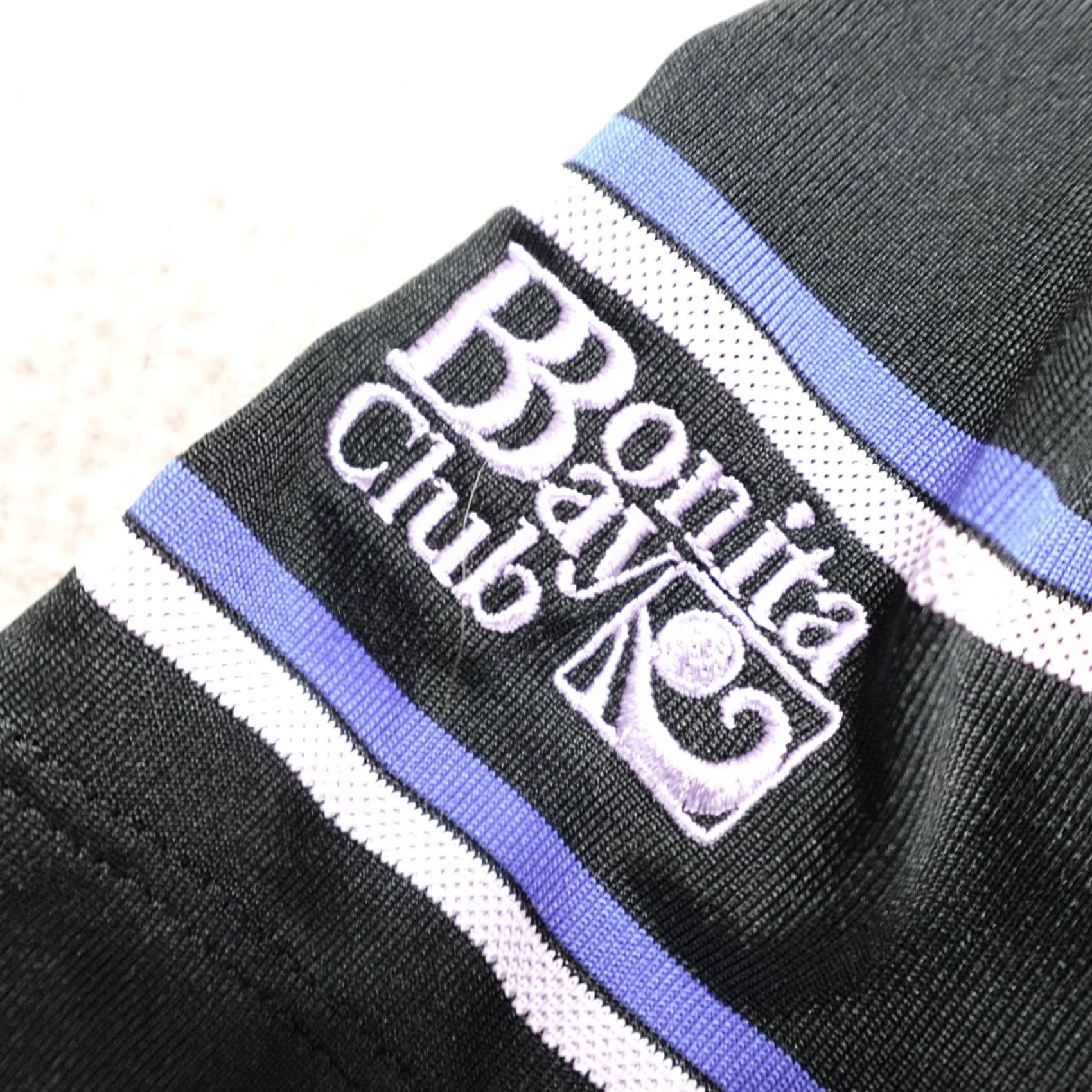Nike VINTAGE? Nike Golf Polo Shirt XL Black Striped Performance Bonita Bay Club Polo Men XL Black Nike Golf Performance 90s? Size US XL / EU 56 / 4 - 4 Thumbnail