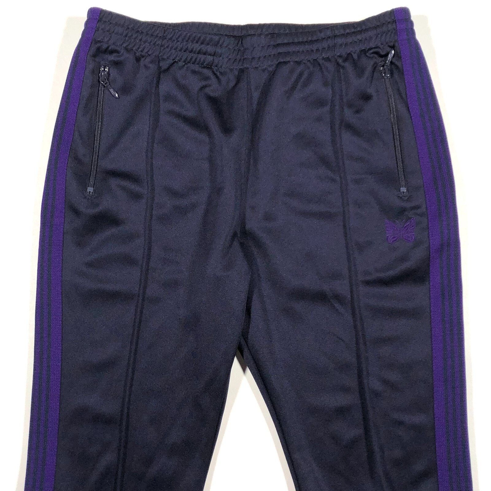 Japanese Brand × Needles Needles Narrow Cut Track Pants Size Large L Purple B31 Size US 34 / EU 50 - 3 Thumbnail