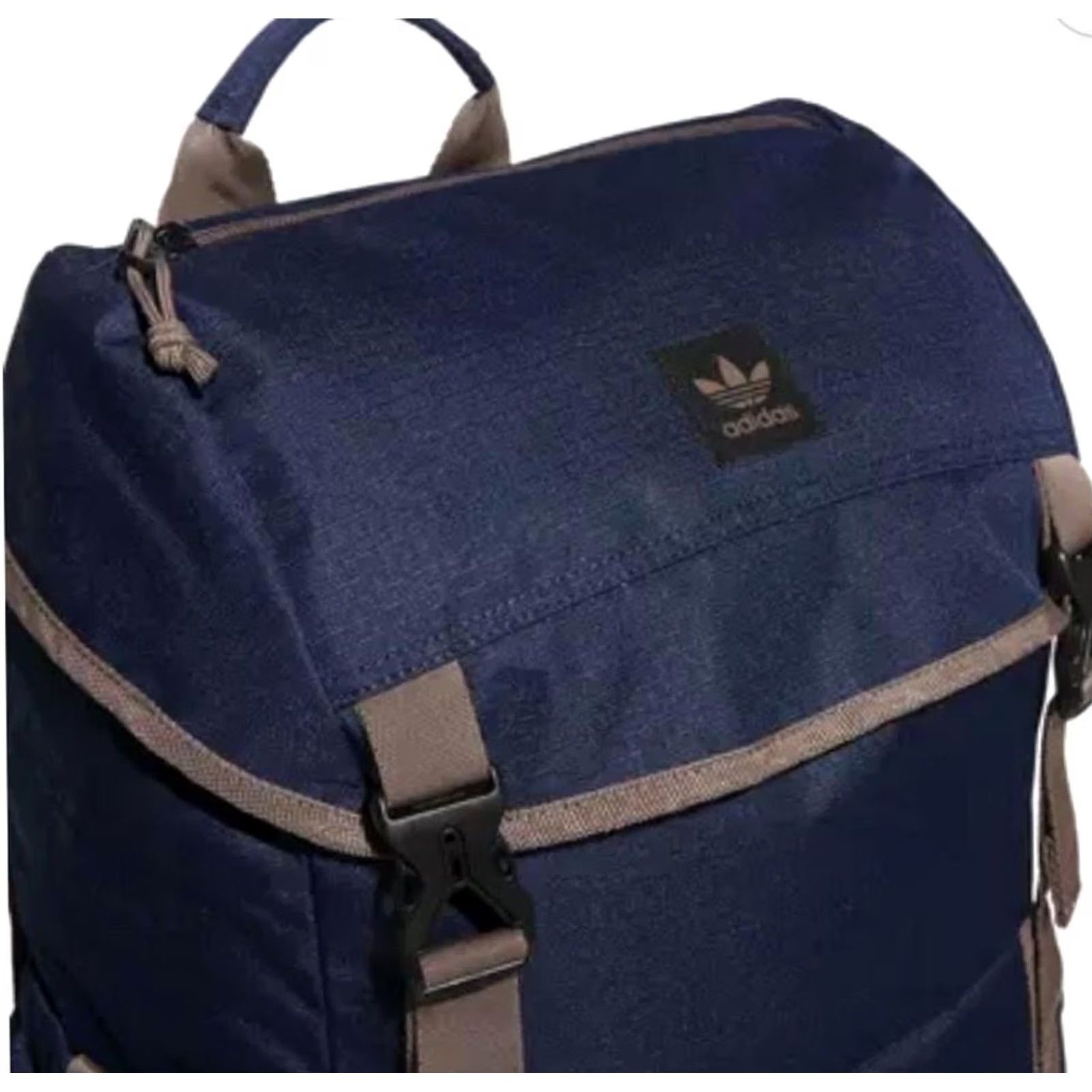 Adidas Adidas Backpack Mens Medium Blue Canvas Padded Straps Outdoor Laptop Sleeve Size ONE SIZE - 3 Thumbnail