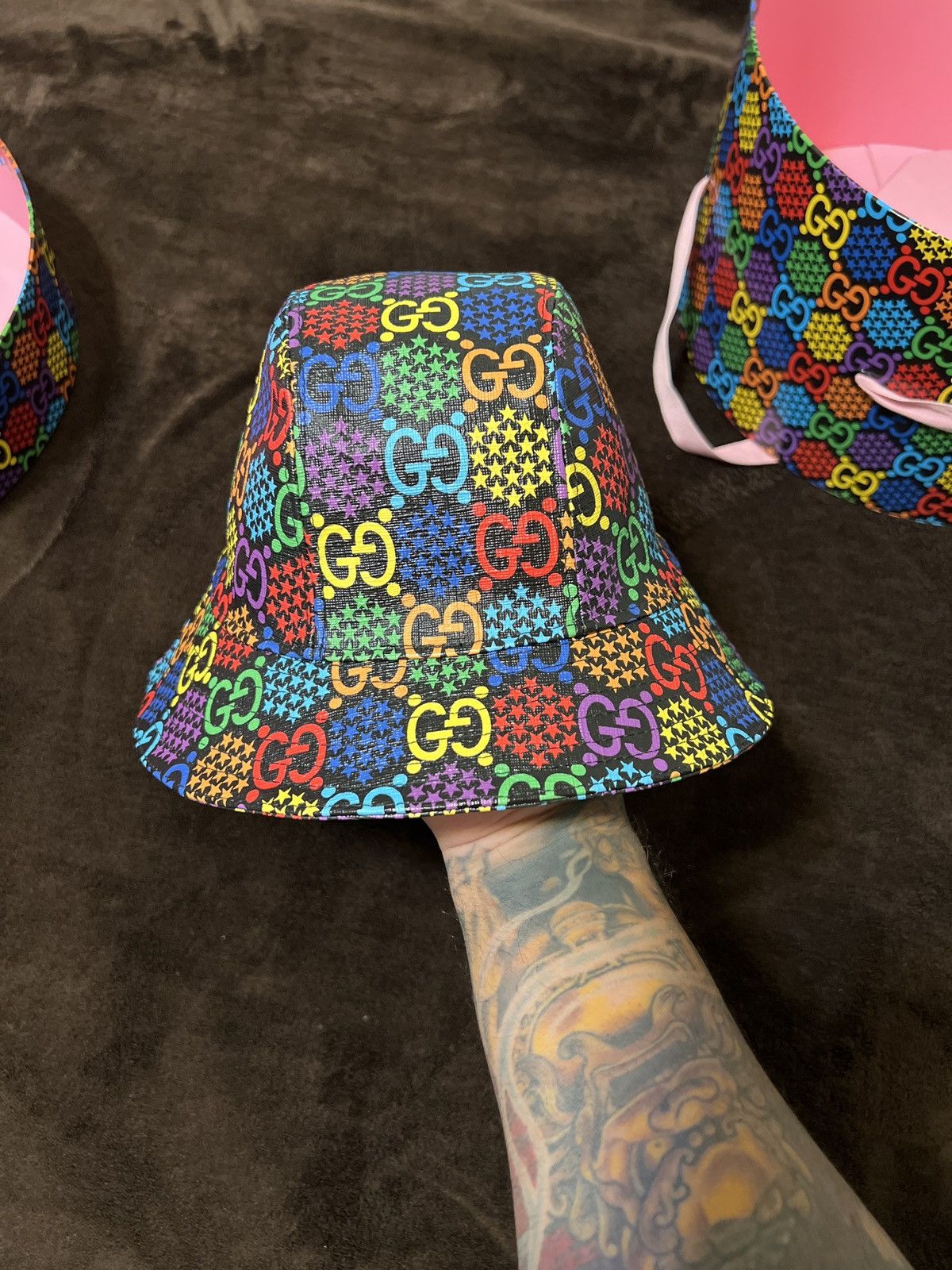Gucci Gucci limited edition psychedelic bucket hat Size ONE SIZE - 1 Thumbnail