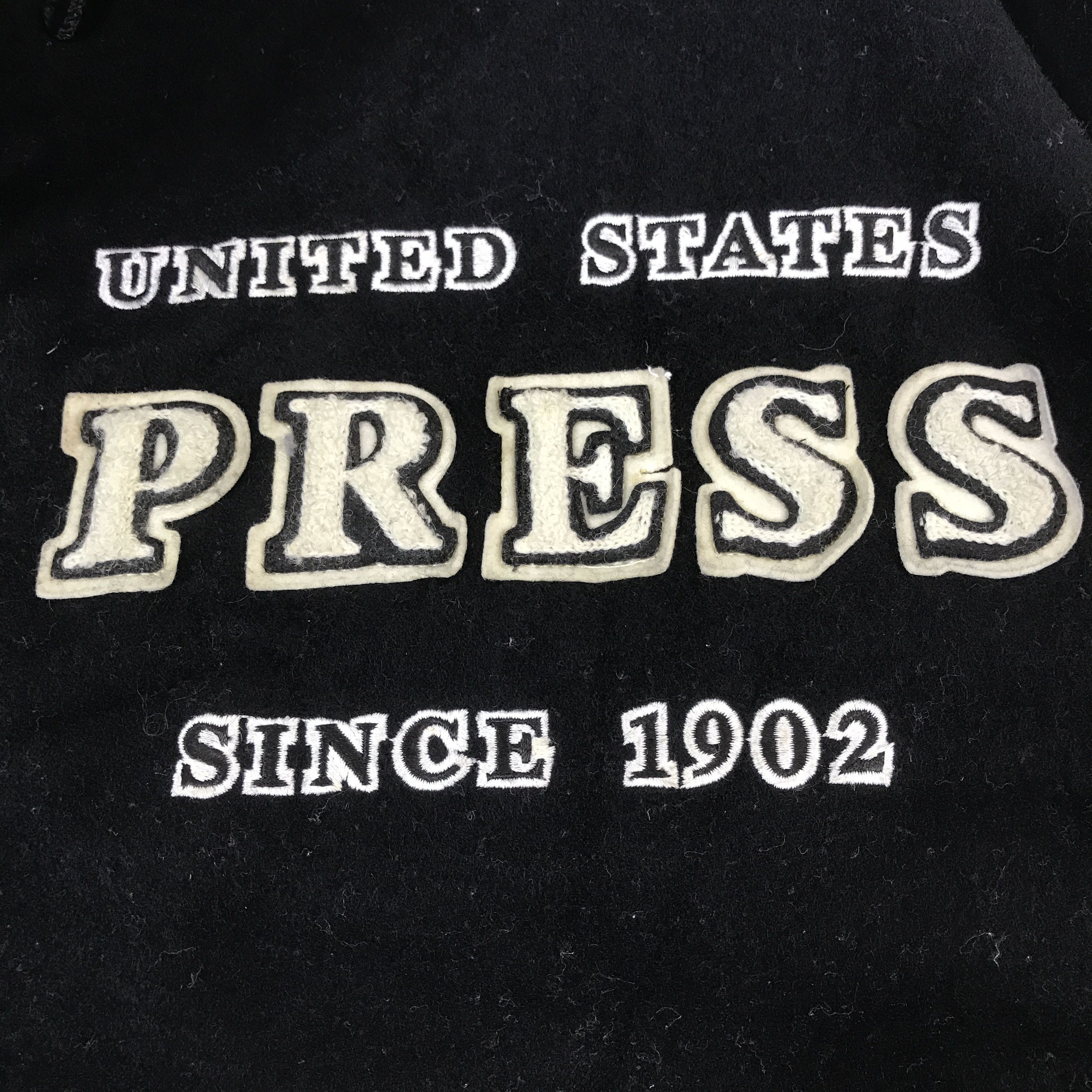 Japanese Brand × Vintage Vintage J.Press Snap Button Leather Varsity Jacket Size US L / EU 52-54 / 3 - 10 Thumbnail