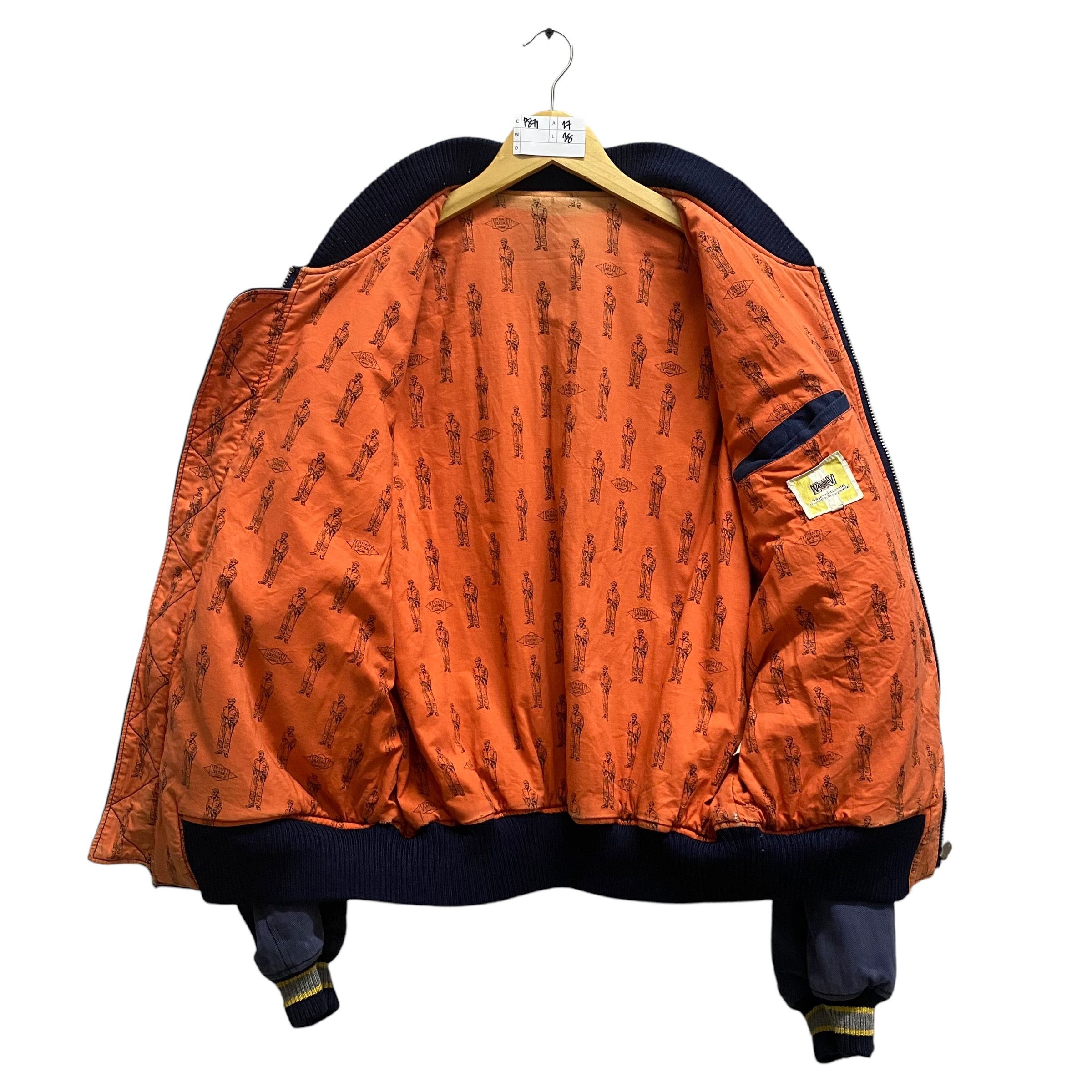 Japanese Brand Vintage Varorav Pernuova Flight Jacket Large Size US L / EU 52-54 / 3 - 9 Thumbnail