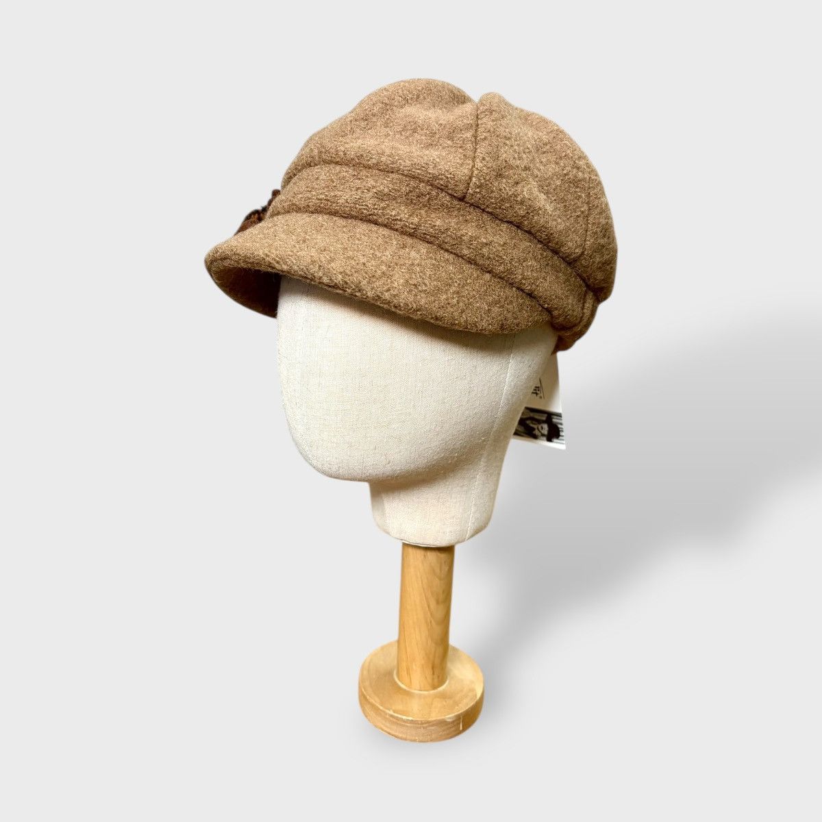Other Complit Womens Brown Newsboy Style Wool Winter Hat OS Size ONE SIZE - 3 Thumbnail