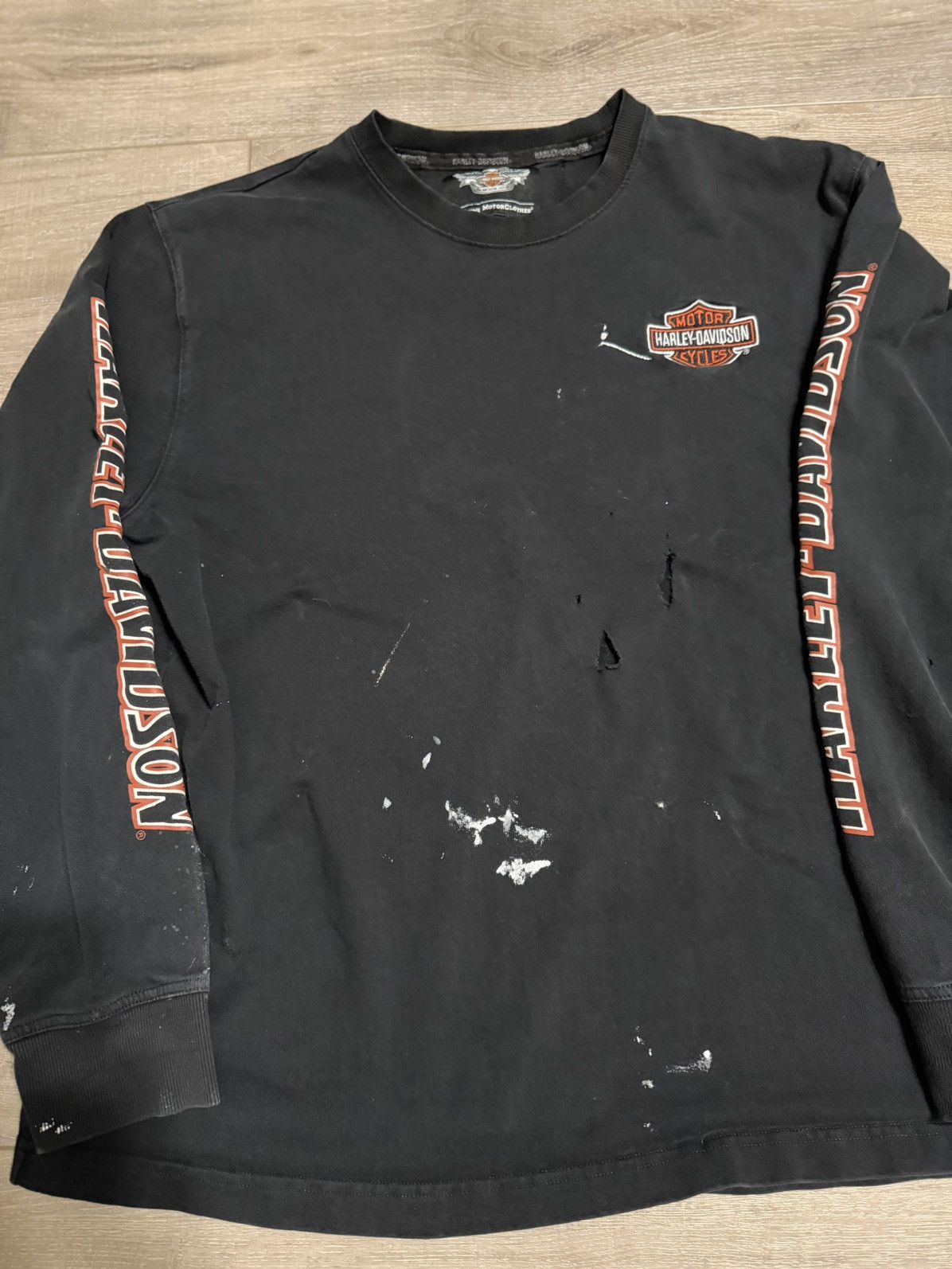Harley Davidson Vintage Harley Davidson Long Sleeve Size US XL / EU 56 / 4 - 3 Thumbnail