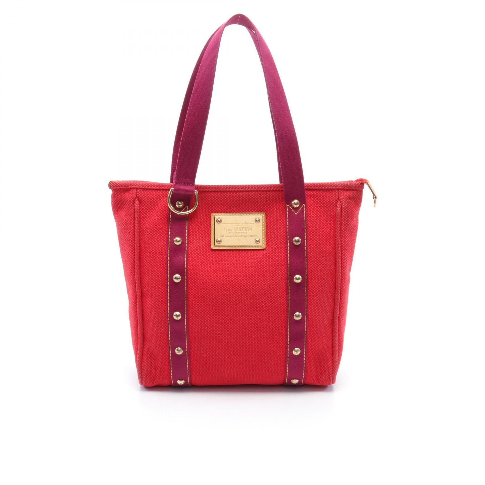 Louis Vuitton Louis Vuitton Antigua Cabas MM Canvas Tote Bag M40034 in Very Good Condition Size ONE SIZE - 1 Thumbnail
