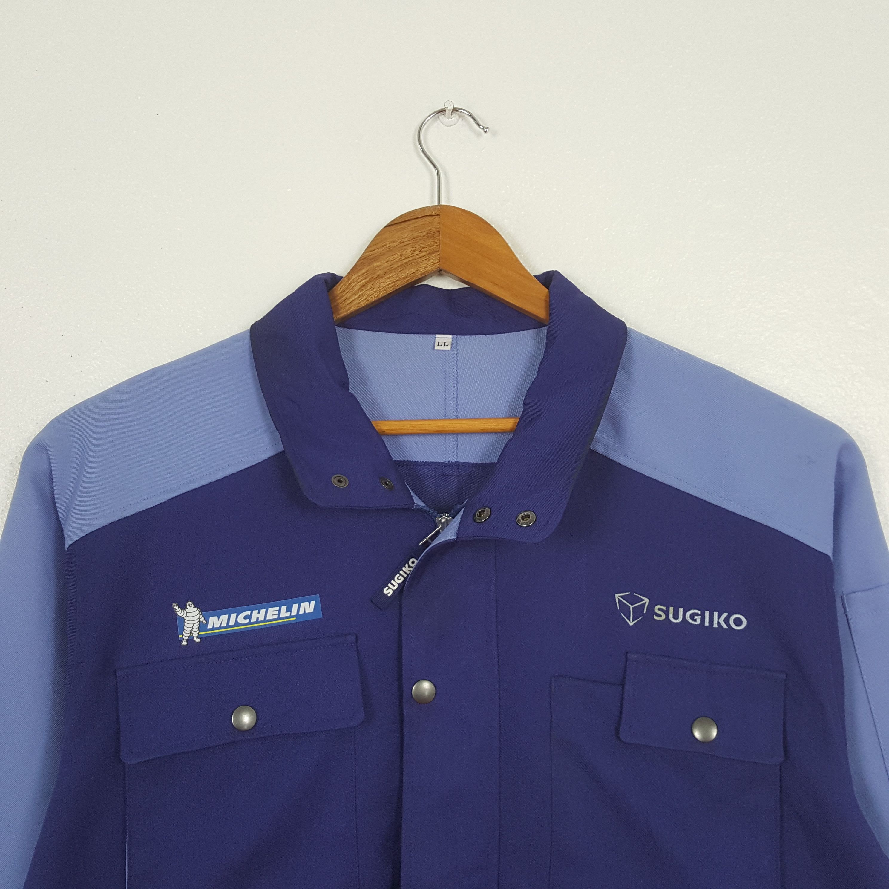 Vintage Vintage Michelin Motorsport Racing Team Custom Jacket C324N5 Size US L / EU 52-54 / 3 - 4 Thumbnail