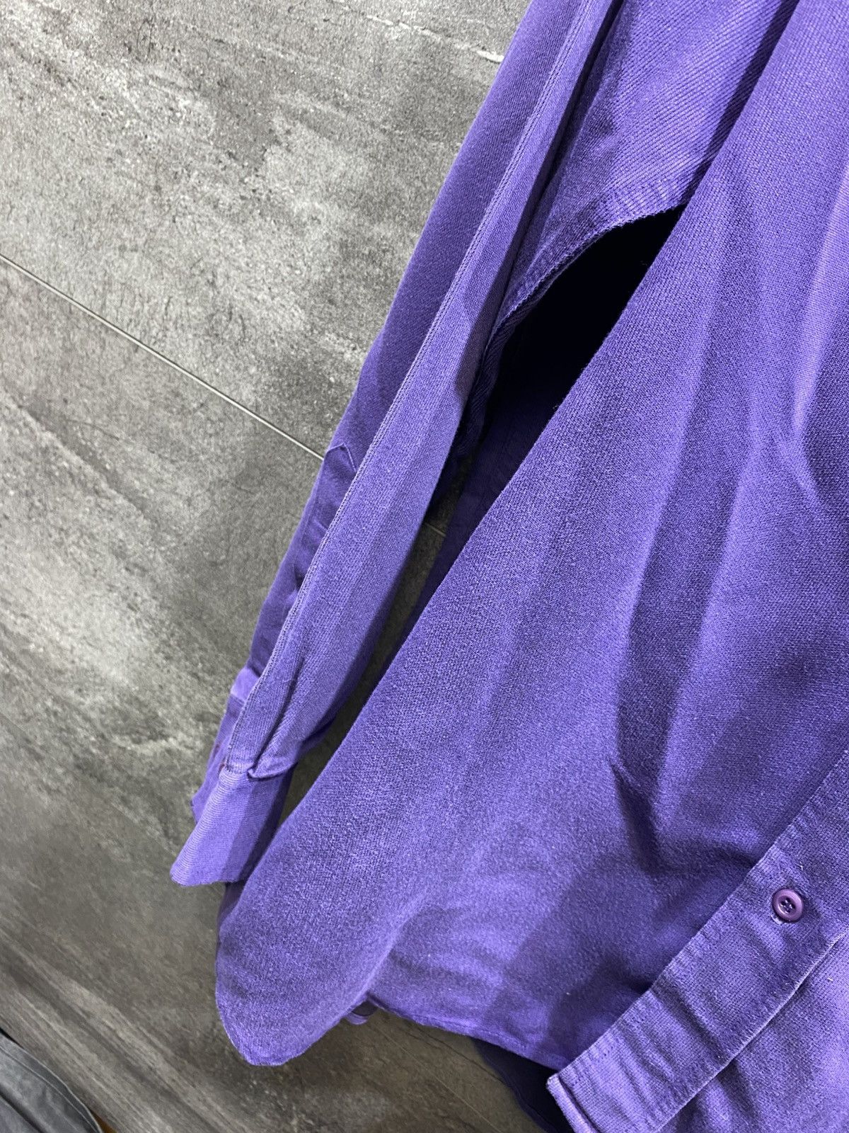 Yves Saint Laurent Vintage Yves Saint Laurent YSL Purple Button Up Shirt Size US XXL / EU 58 / 5 - 20 Thumbnail
