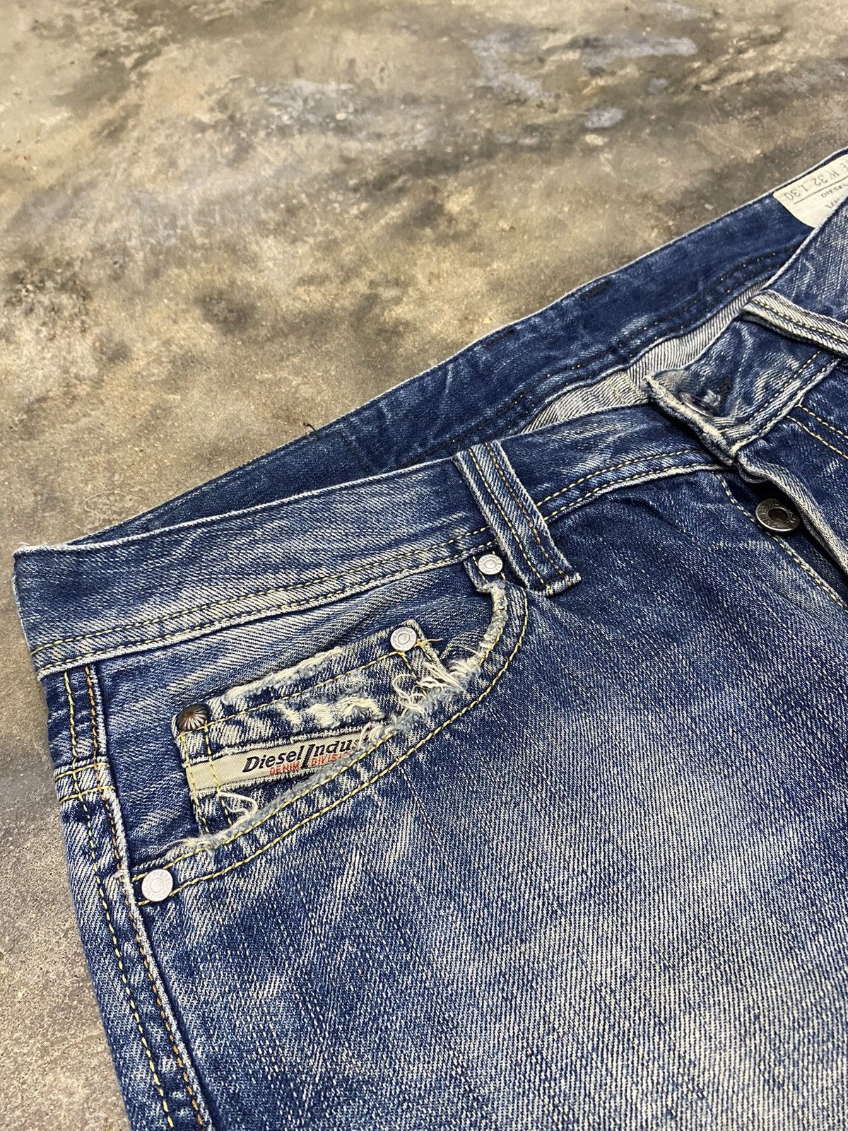 Diesel × Japanese Brand × Vintage Diesel industries blue jeans wash Size US 32 / EU 48 - 6 Thumbnail
