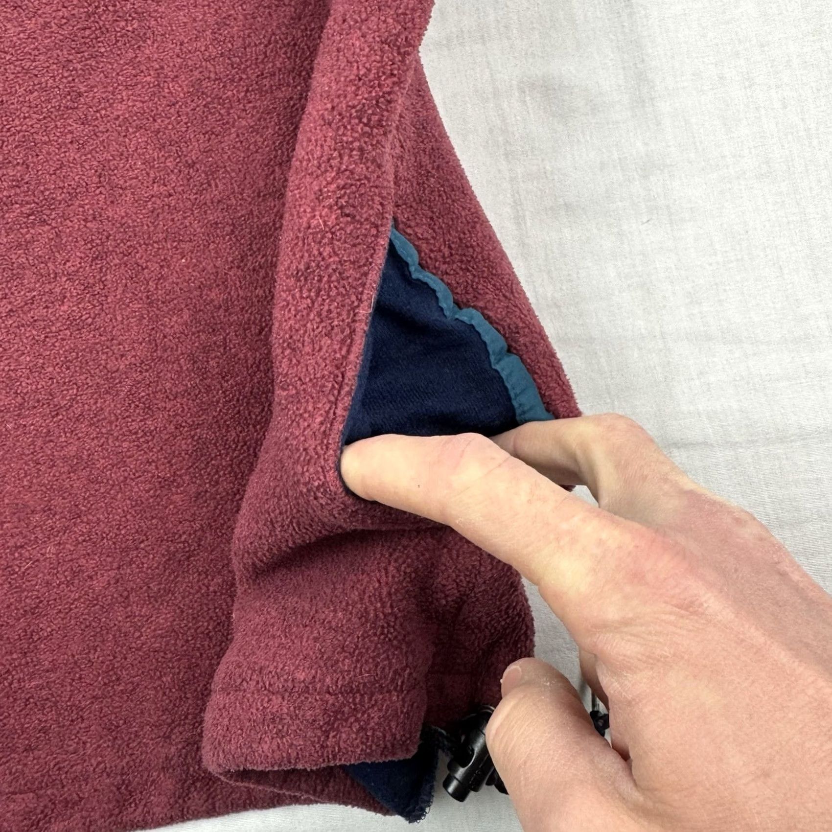 Vintage VINTAGE L.L. Bean Jacket Quarter Zip Fleece Red XL Men Outdoor Nature 90s Collared Zip Size US XL / EU 56 / 4 - 7 Thumbnail