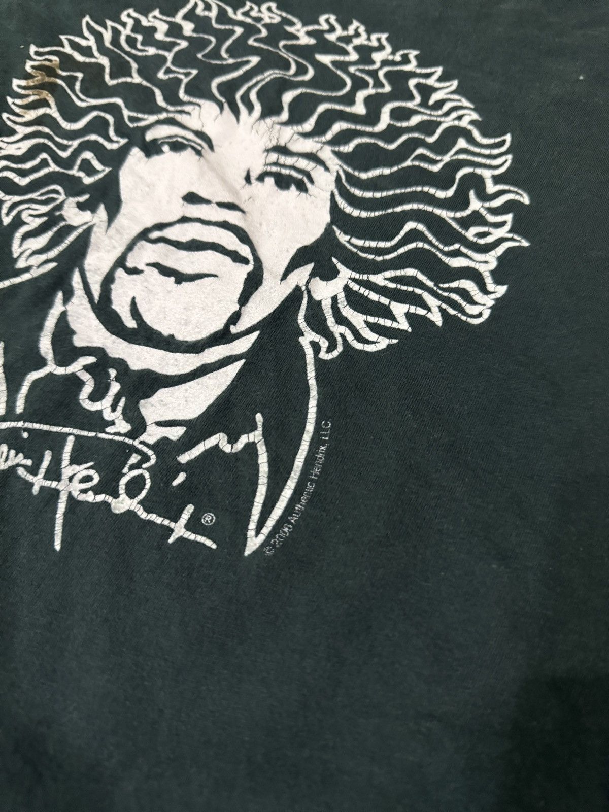 Band Tees × Jimi Hendrix × Vintage Vintage Jimi Hemndrix Tshirt Size US XL / EU 56 / 4 - 2 Thumbnail