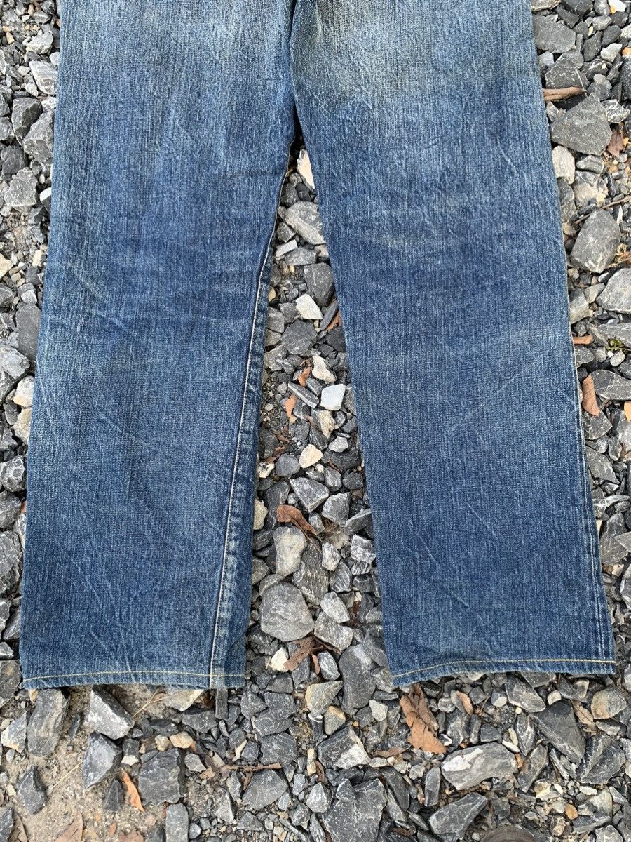 Kapital VINTAGE BURGUS PLUS SELVEDGE JAPANESE FADED DISTRESSED DENIM Size US 32 / EU 48 - 10 Thumbnail