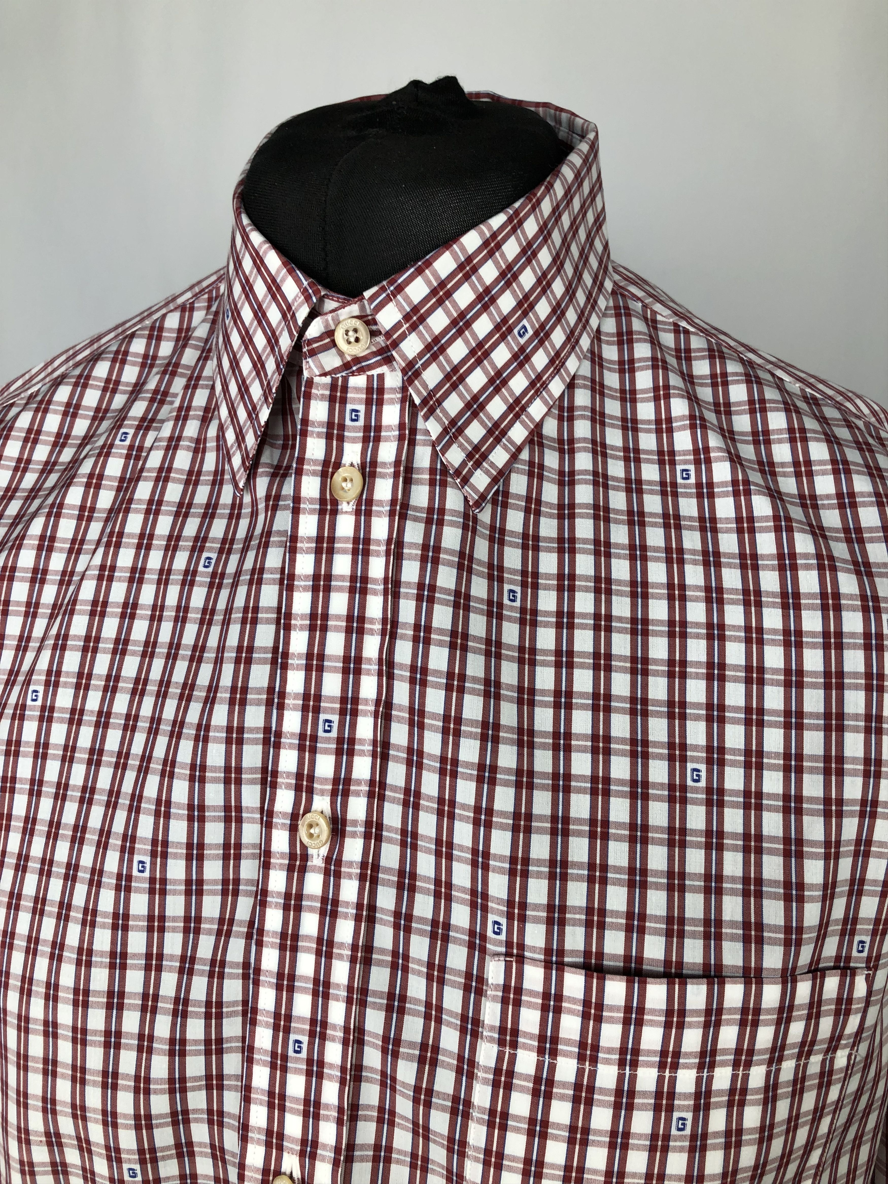 Gucci Gucci Checkered 'G' Shirt Size US L / EU 52-54 / 3 - 2 Thumbnail