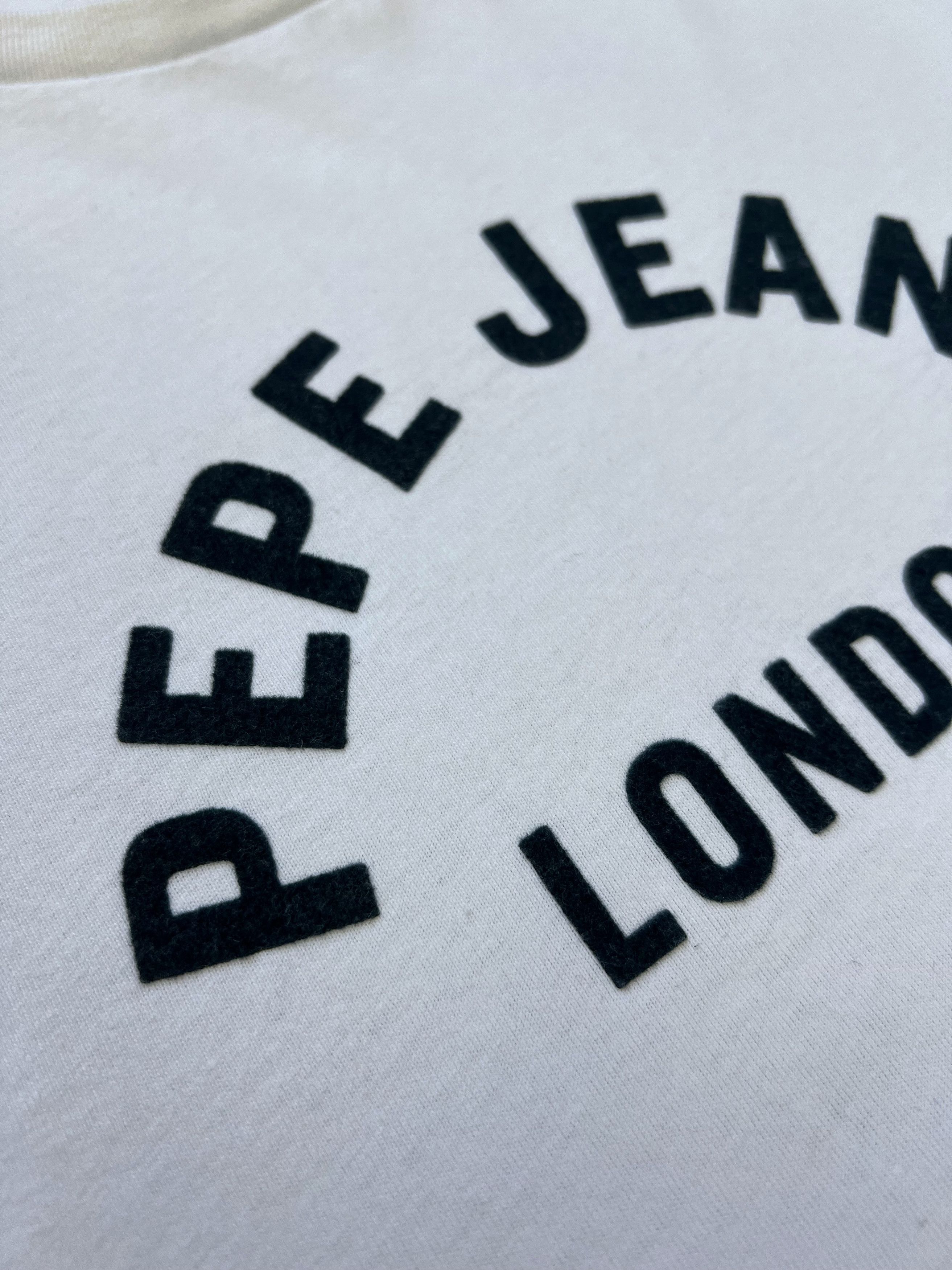 Pepe Jeans Pepe Jeans London White T-Shirt (L) Size US L / EU 52-54 / 3 - 10 Thumbnail