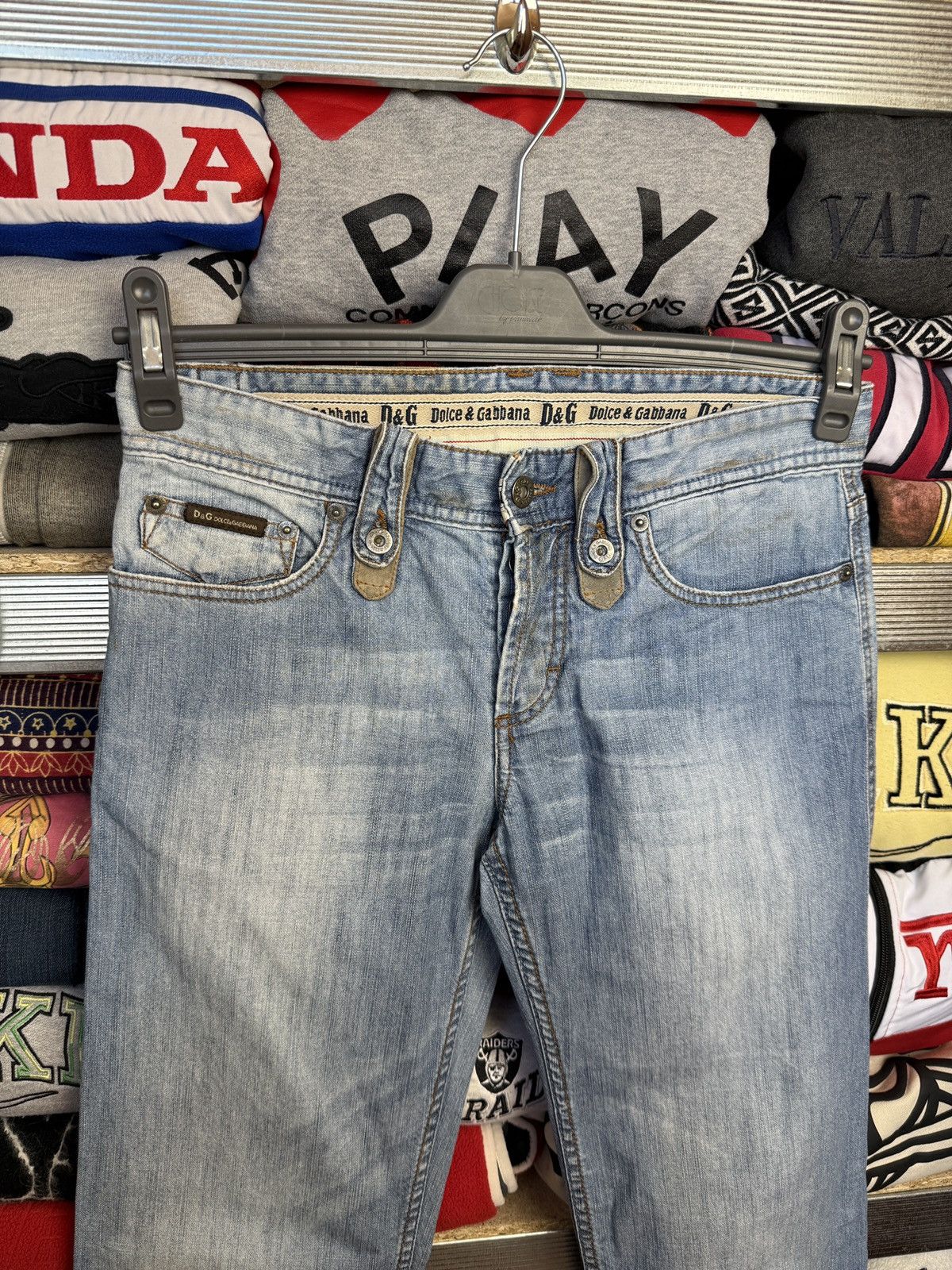 Dolce & Gabbana Crazy Y2K Vintage 90s Dolce&Gabanna Denim Jeans Size US 30 / EU 46 - 3 Thumbnail