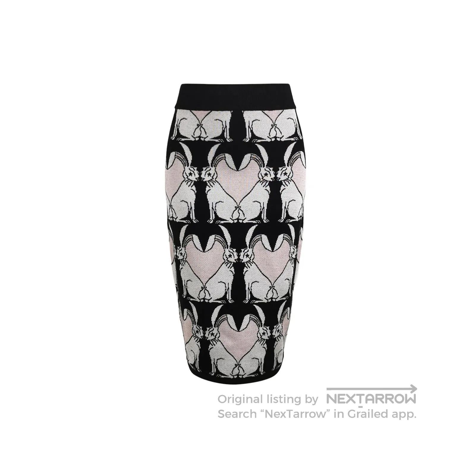 Burberry Burberry Year of the Rabbit Wool Blend Skirt . Size US 26 / EU 42 - 1 Thumbnail