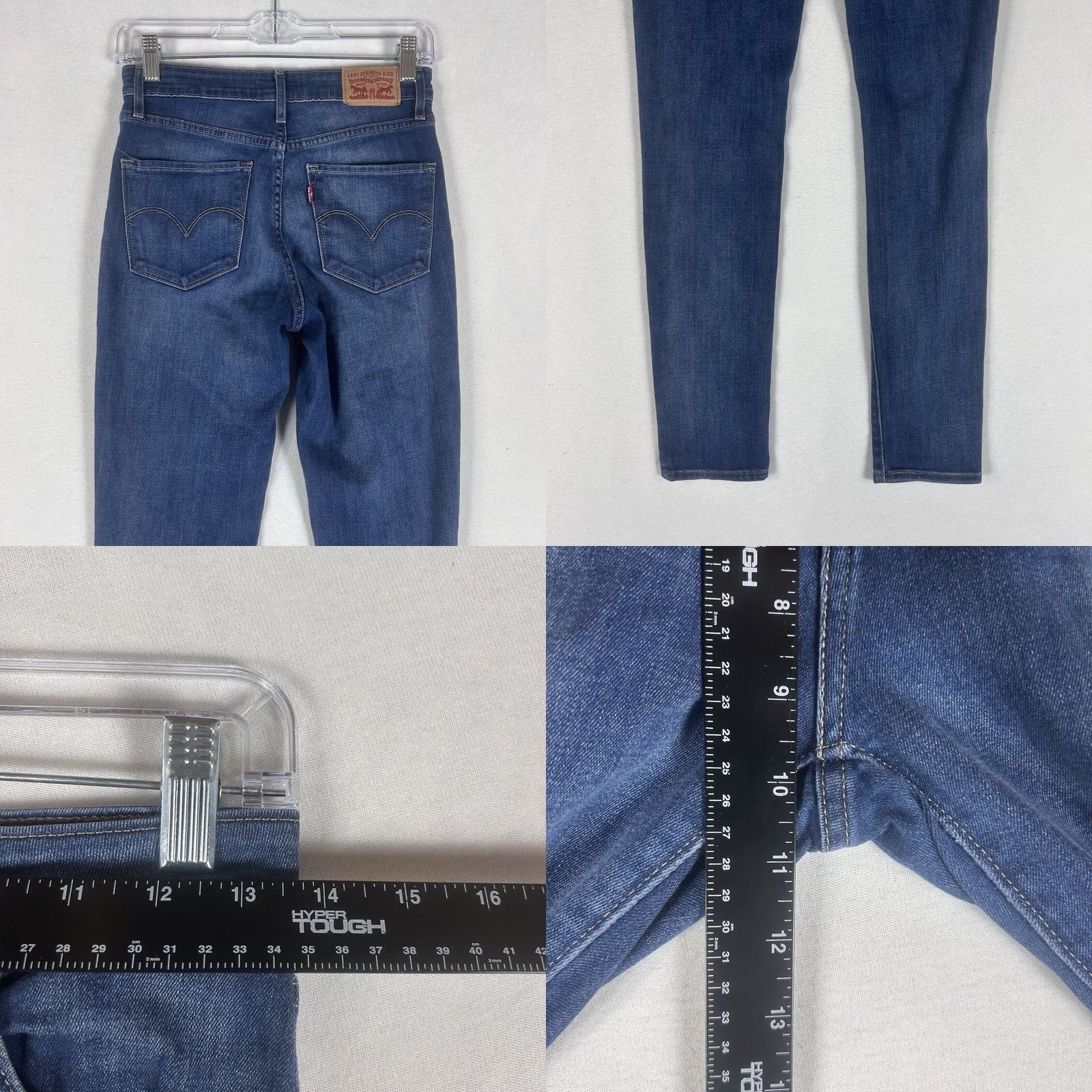Levi's Levi’s 721 High Rise Skinny Jeans Womens 26 Blue Denim Casual W26 L32 Jeans Women Skinny Brand Levi’s Regular Size 26 Blue Denim Venous? Size 26" / US 2 / IT 38 - 8 Thumbnail