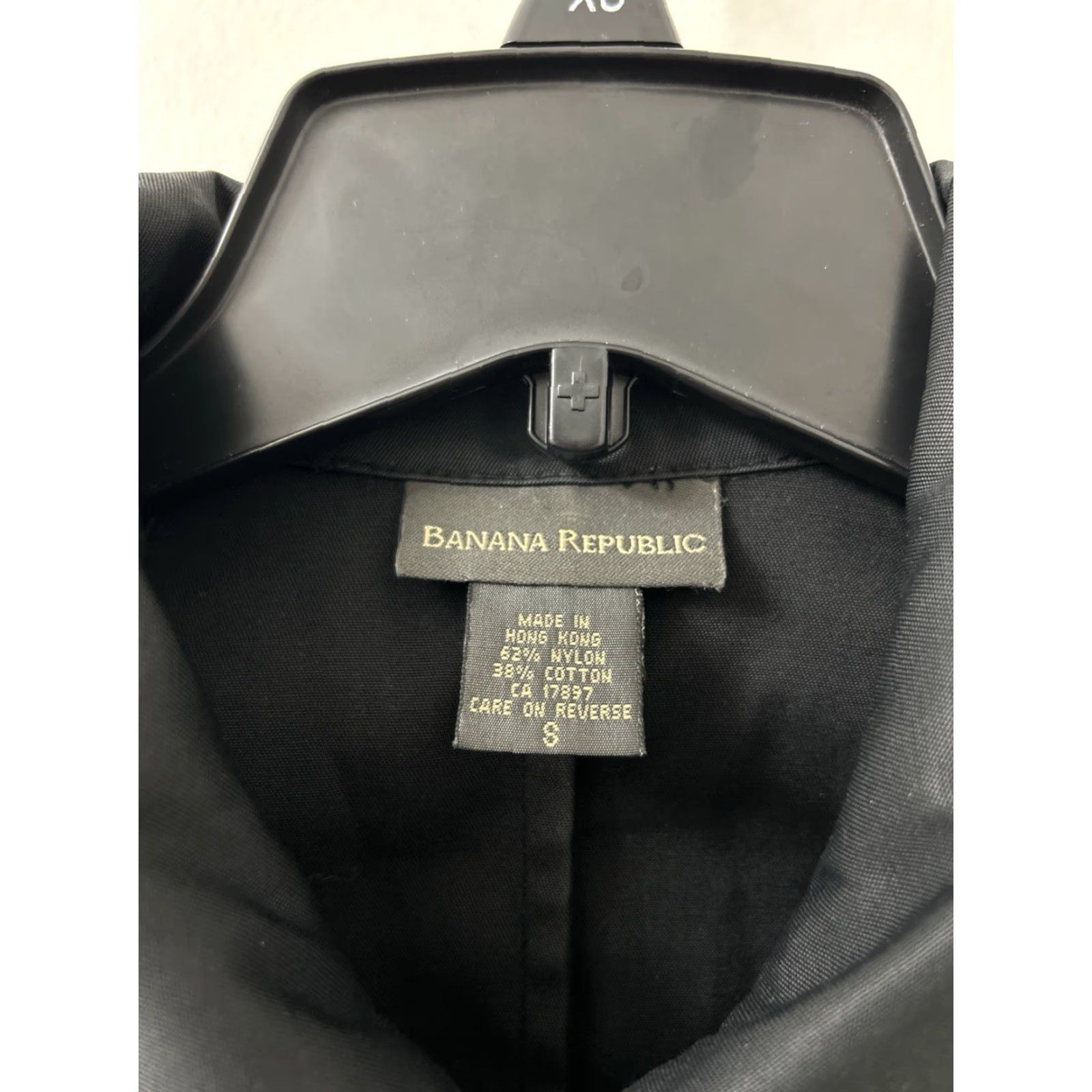 Banana Republic Banana Republic Jacket Womens Sz S Black Lightweight Full Zip Coat Size S / US 4 / IT 40 - 5 Thumbnail