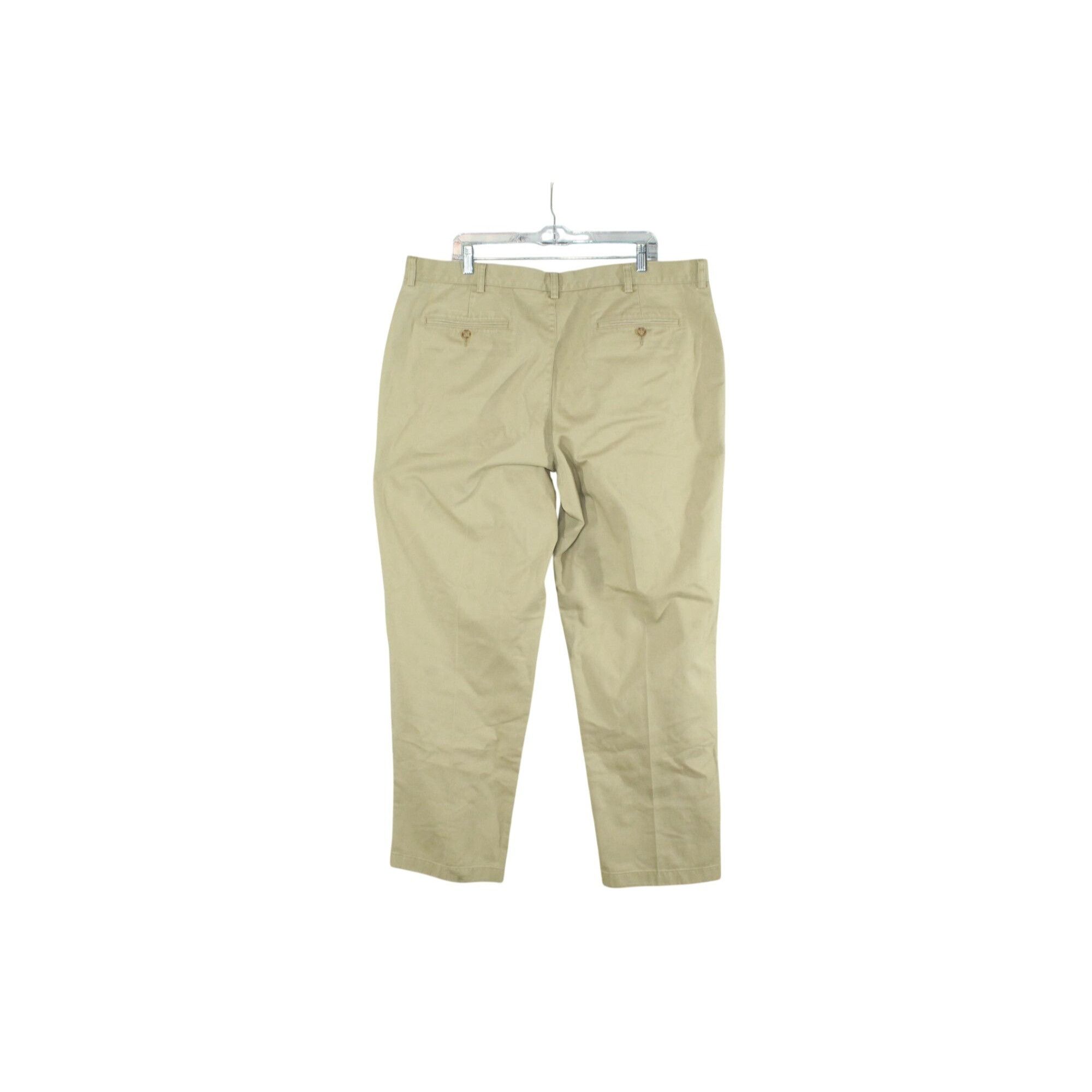 L.L. Bean LL Bean Men's Khaki Wrinkle Free Double L Chinos Size 42" / US 20 - 2 Thumbnail