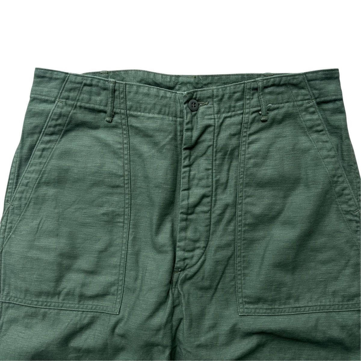 Vintage Orslow Us Army Fatigue Pants Olive in Green, Men's (Size 36) — image 3 of 6