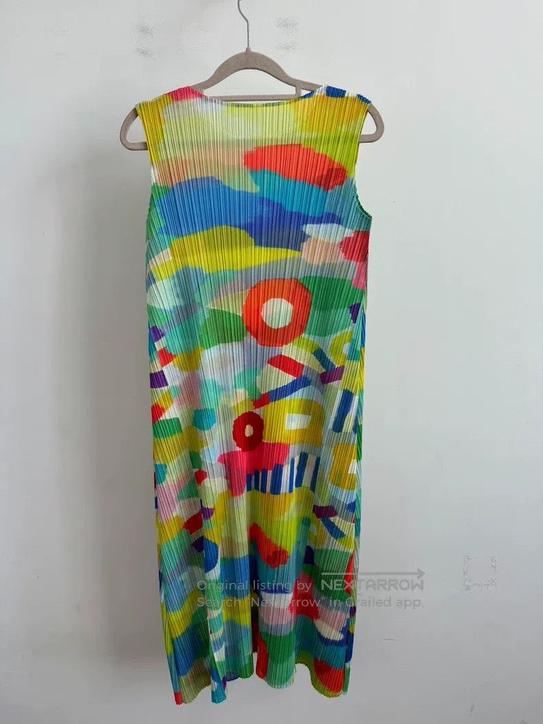 Issey Miyake Issey Miyake Green Candy Dress Size M / US 6-8 / IT 42-44 - 2 Thumbnail